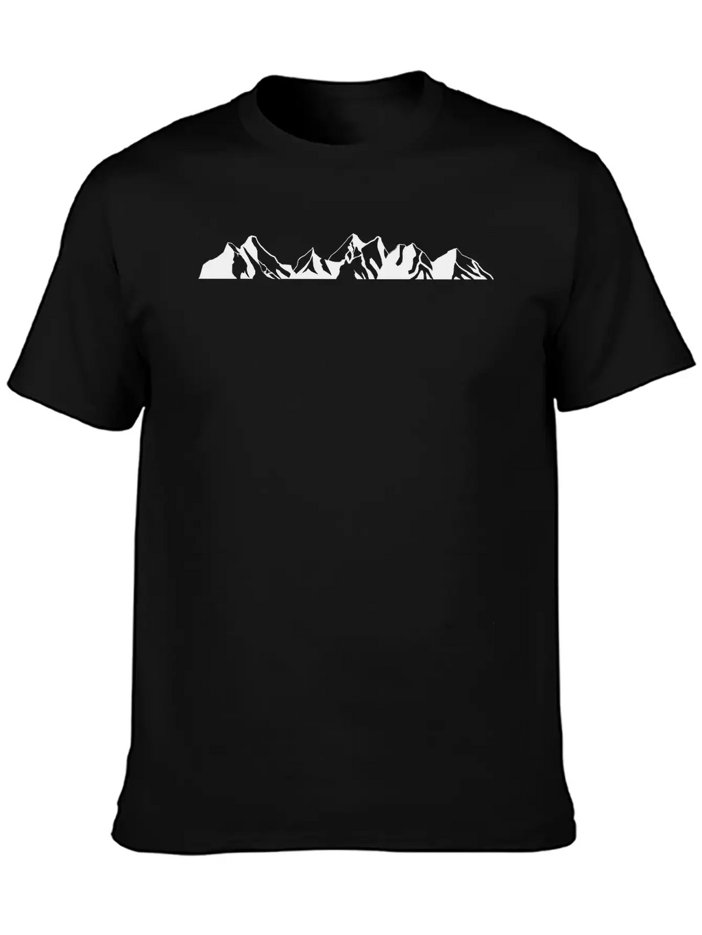Mountain, Mountain Scene Essential Cotton Tee For Daily Outfits – Unisex Style