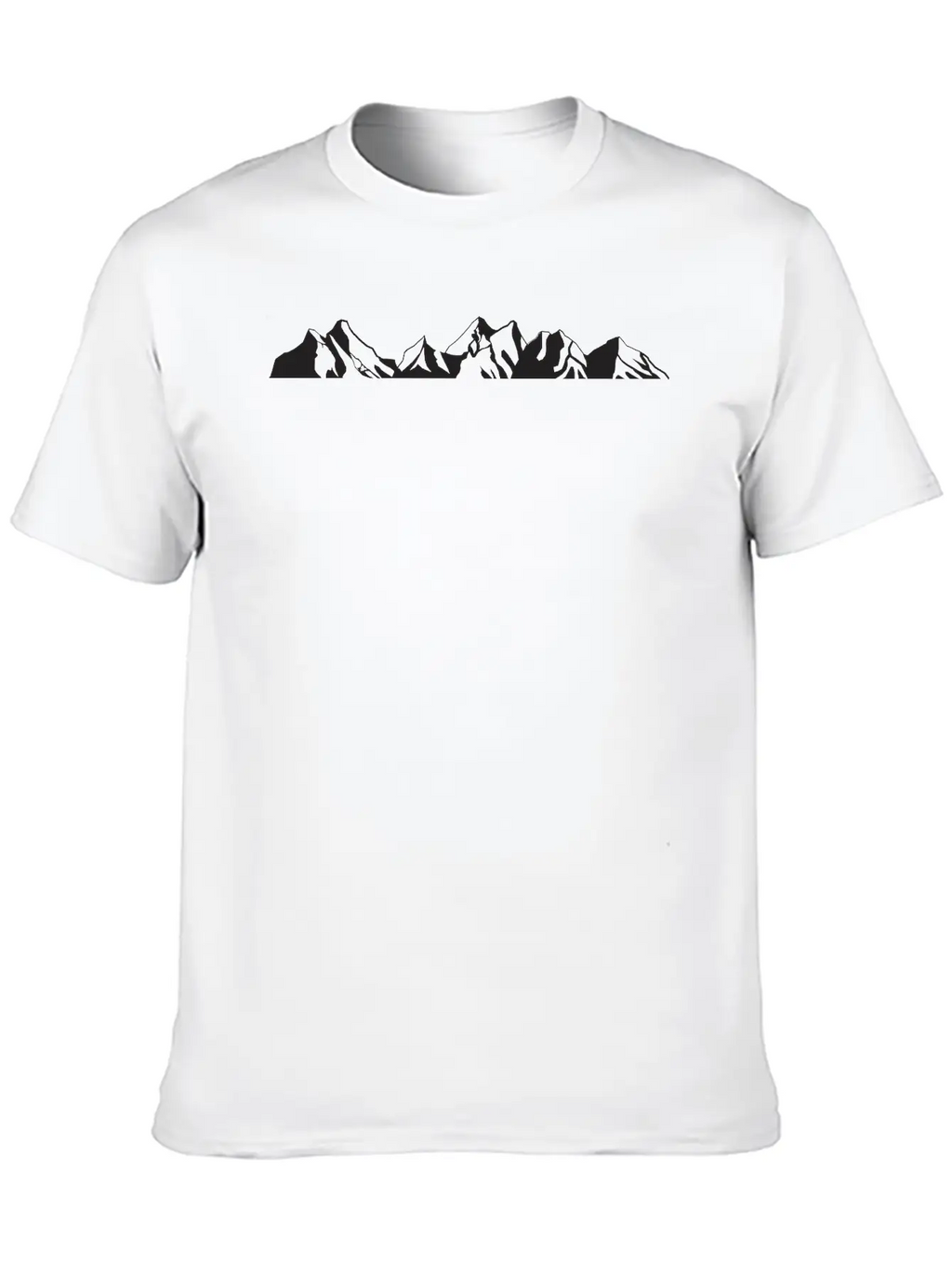 Mountain, Mountain Scene Essential Cotton Tee For Daily Outfits – Unisex Style