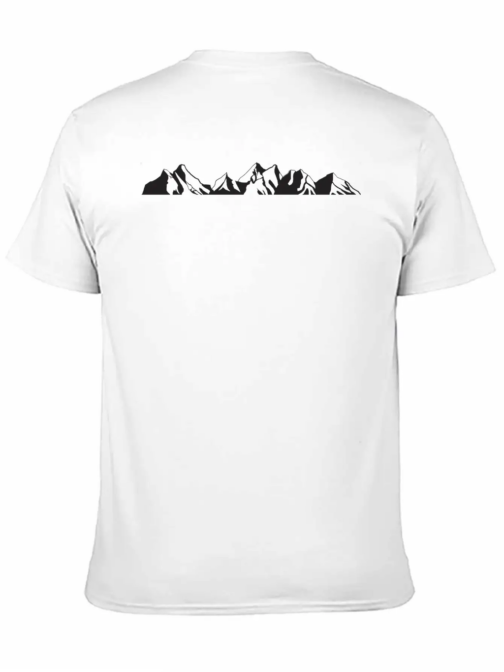 Mountain, Mountain Scene Essential Cotton Tee For Daily Outfits – Unisex Style