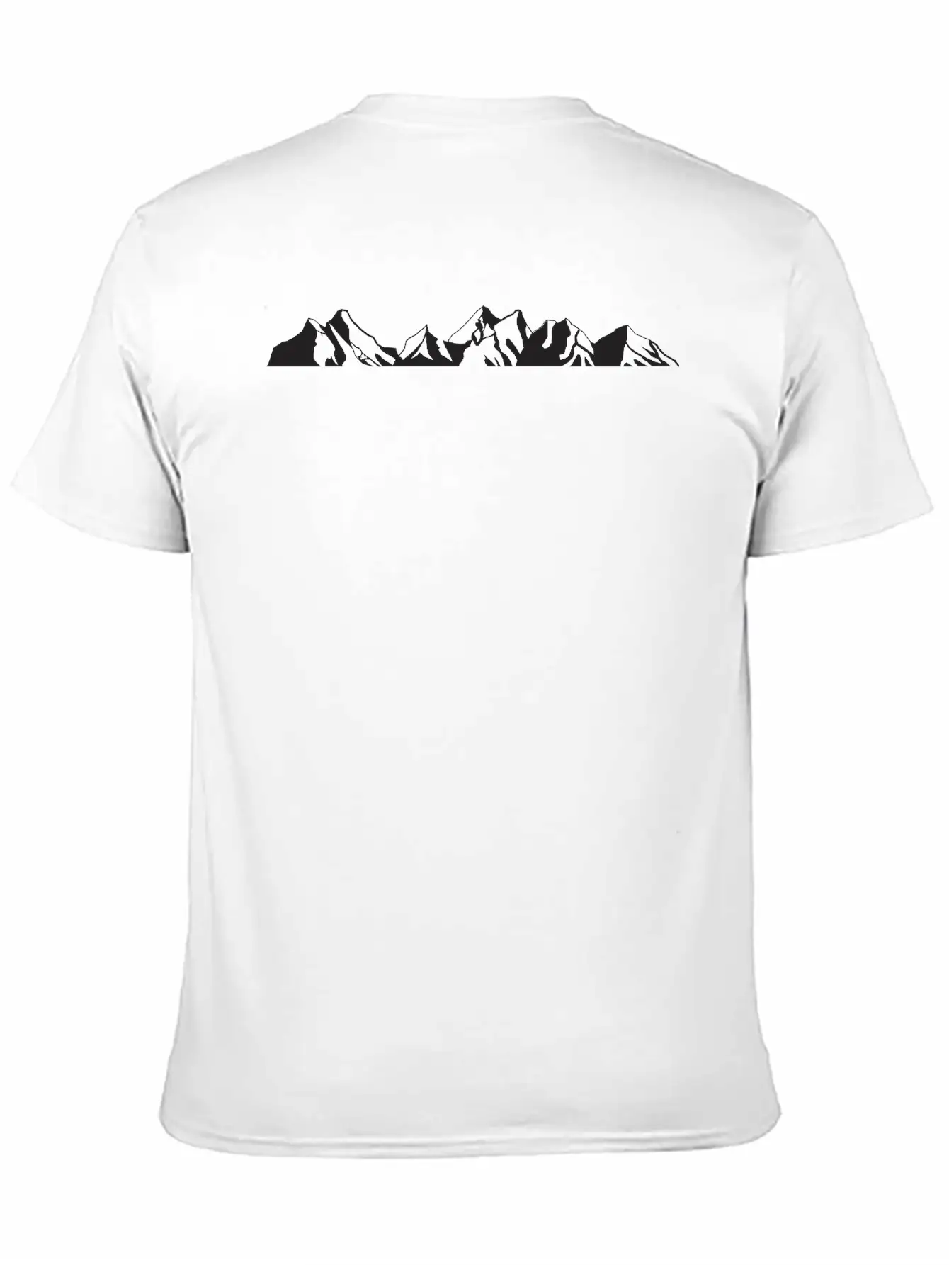 Mountain, Mountain Scene Essential Cotton Tee For Daily Outfits – Unisex Style