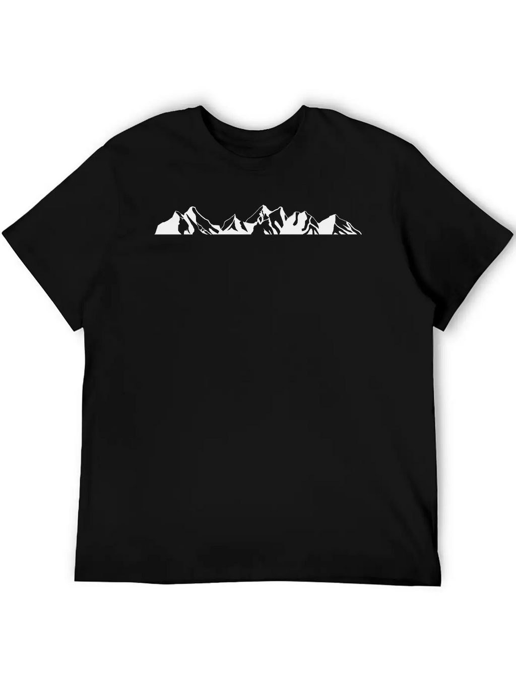 Mountain, Mountain Scene Essential Cotton Tee For Daily Outfits – Unisex Style