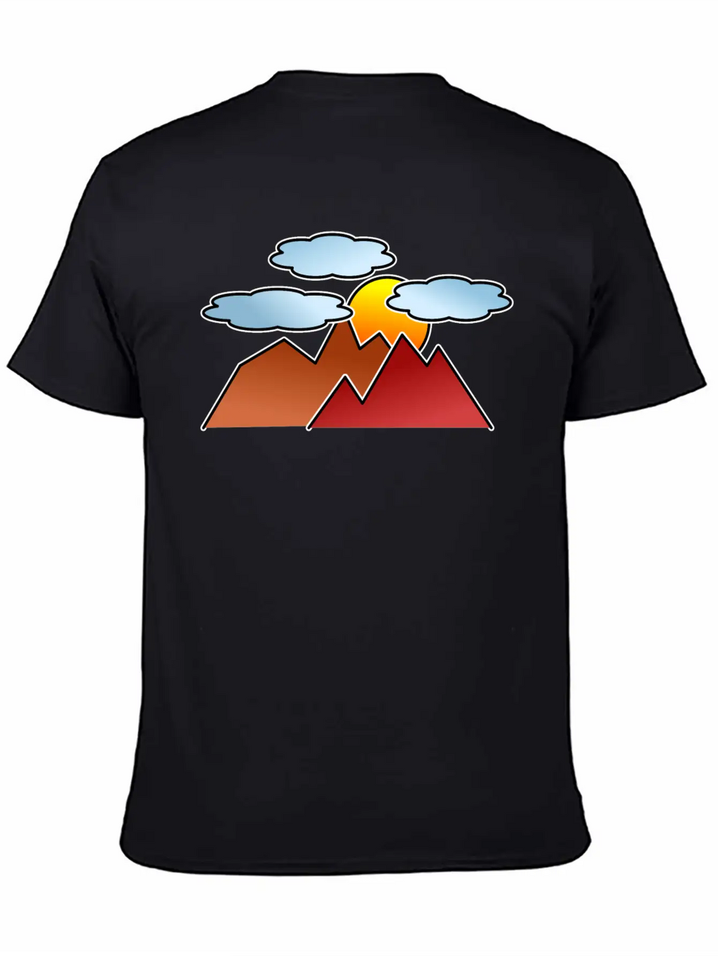 Mountaineering Mountains Sunset Classic Fit Graphic Tee For Daily Comfort – Unisex Cotton Shirt
