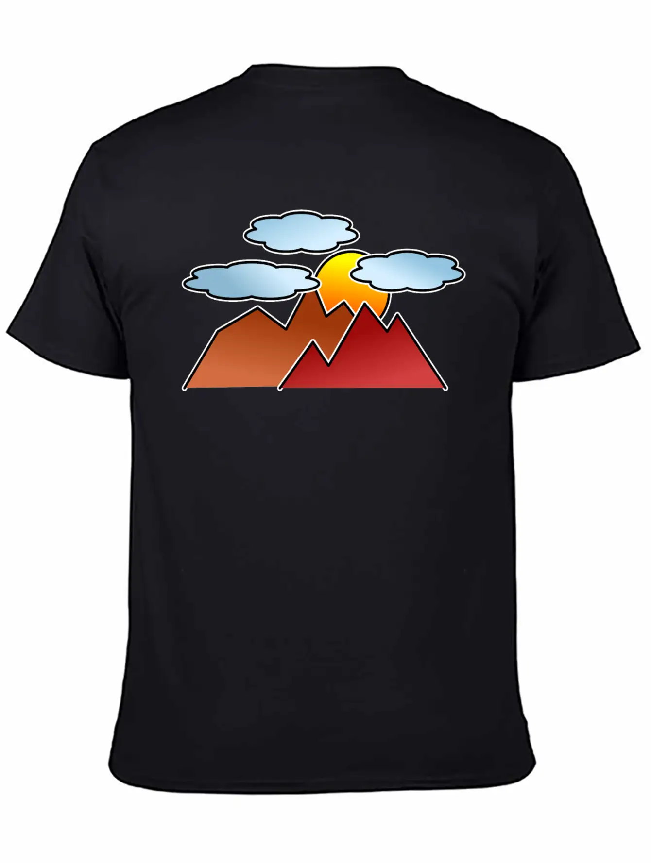 Mountaineering Mountains Sunset Classic Fit Graphic Tee For Daily Comfort – Unisex Cotton Shirt
