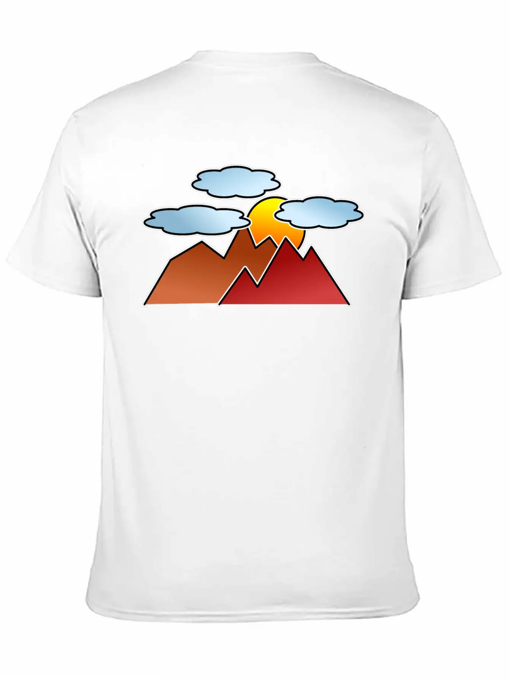 Mountaineering Mountains Sunset Classic Fit Graphic Tee For Daily Comfort – Unisex Cotton Shirt