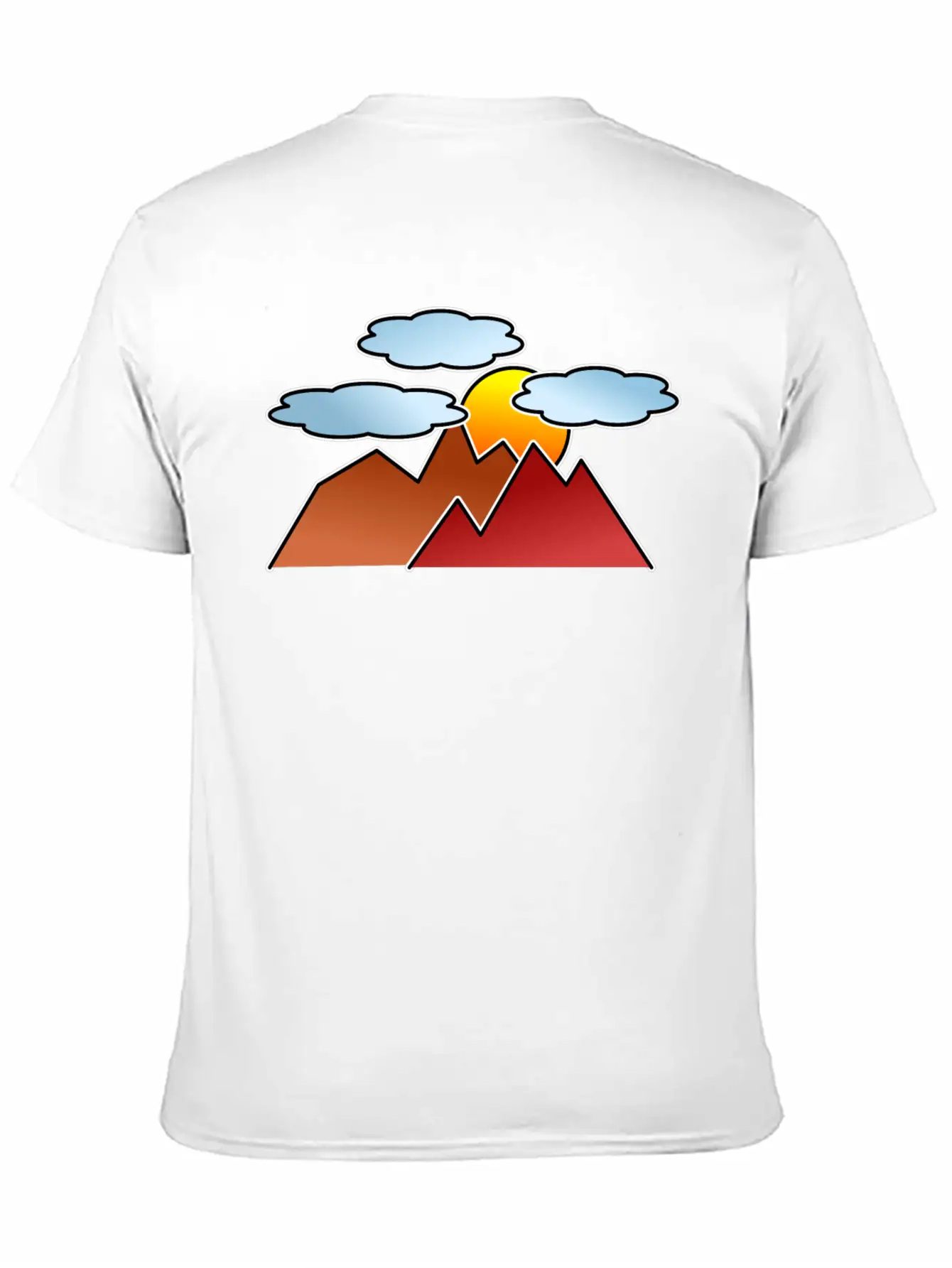 Mountaineering Mountains Sunset Classic Fit Graphic Tee For Daily Comfort – Unisex Cotton Shirt