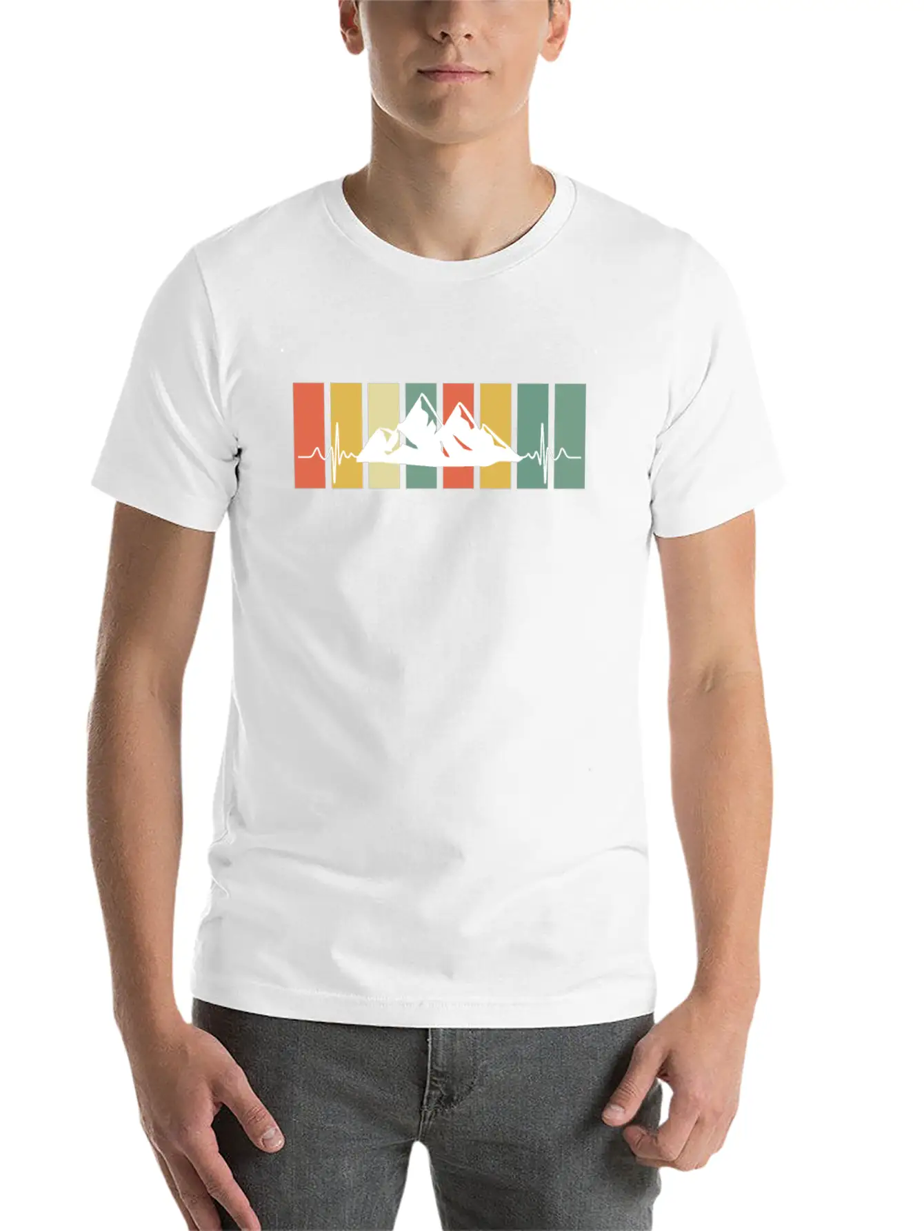 Mountaineering Summit Hiker Mountain Love Stylish Everyday T-Shirt – Unisex Basic Cotton Tee