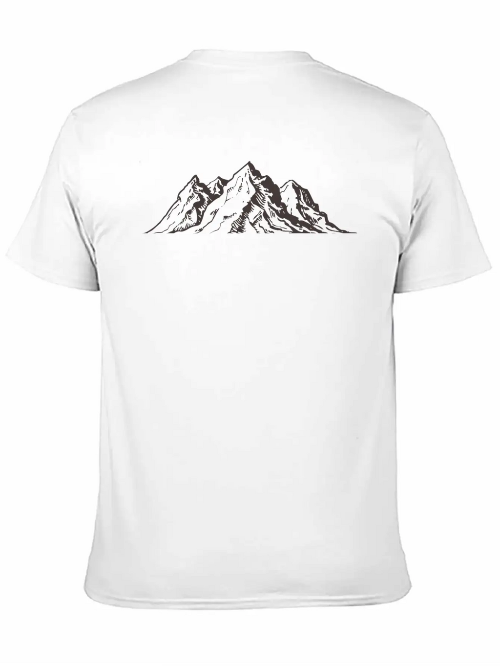 Mountains Breathable Soft Cotton T-Shirt – Timeless Casual Look