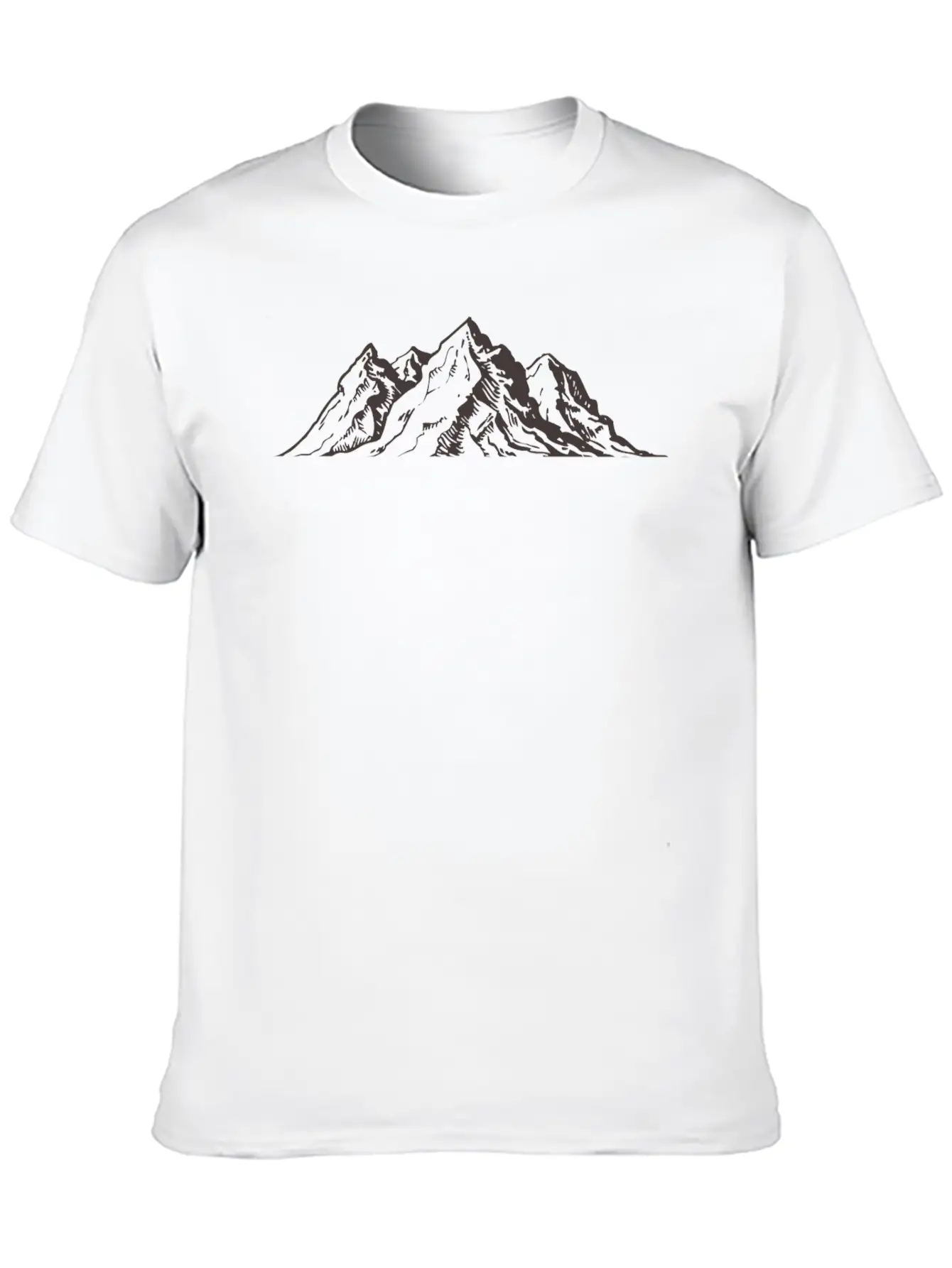 Mountains Breathable Soft Cotton T-Shirt – Timeless Casual Look