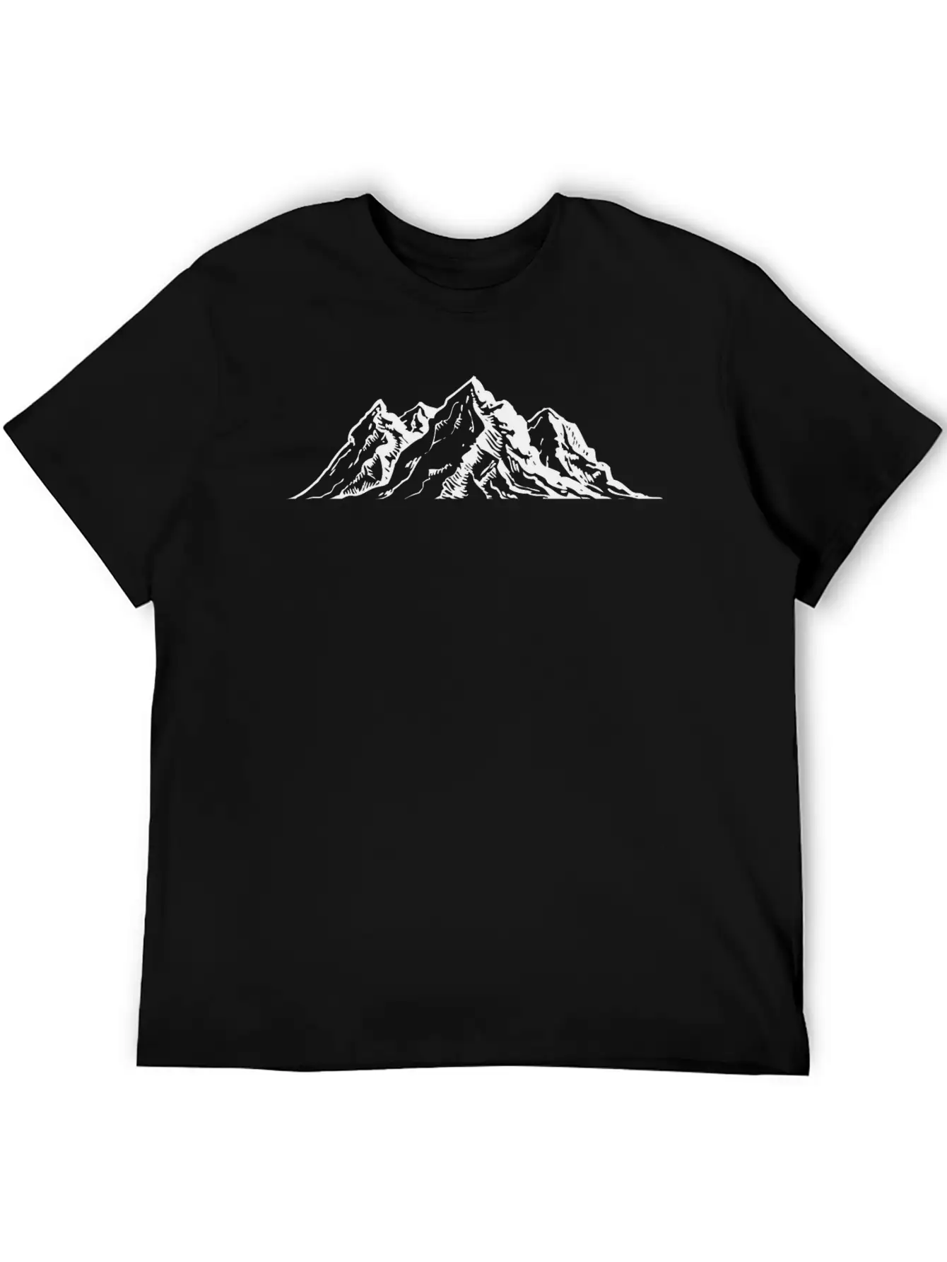 Mountains Breathable Soft Cotton T-Shirt – Timeless Casual Look