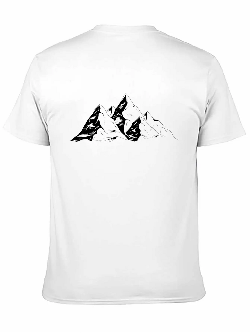 Mountains Hiking Nature Mountaineer Unisex Short Sleeve Soft Cotton T-Shirt – Casual Everyday Wear