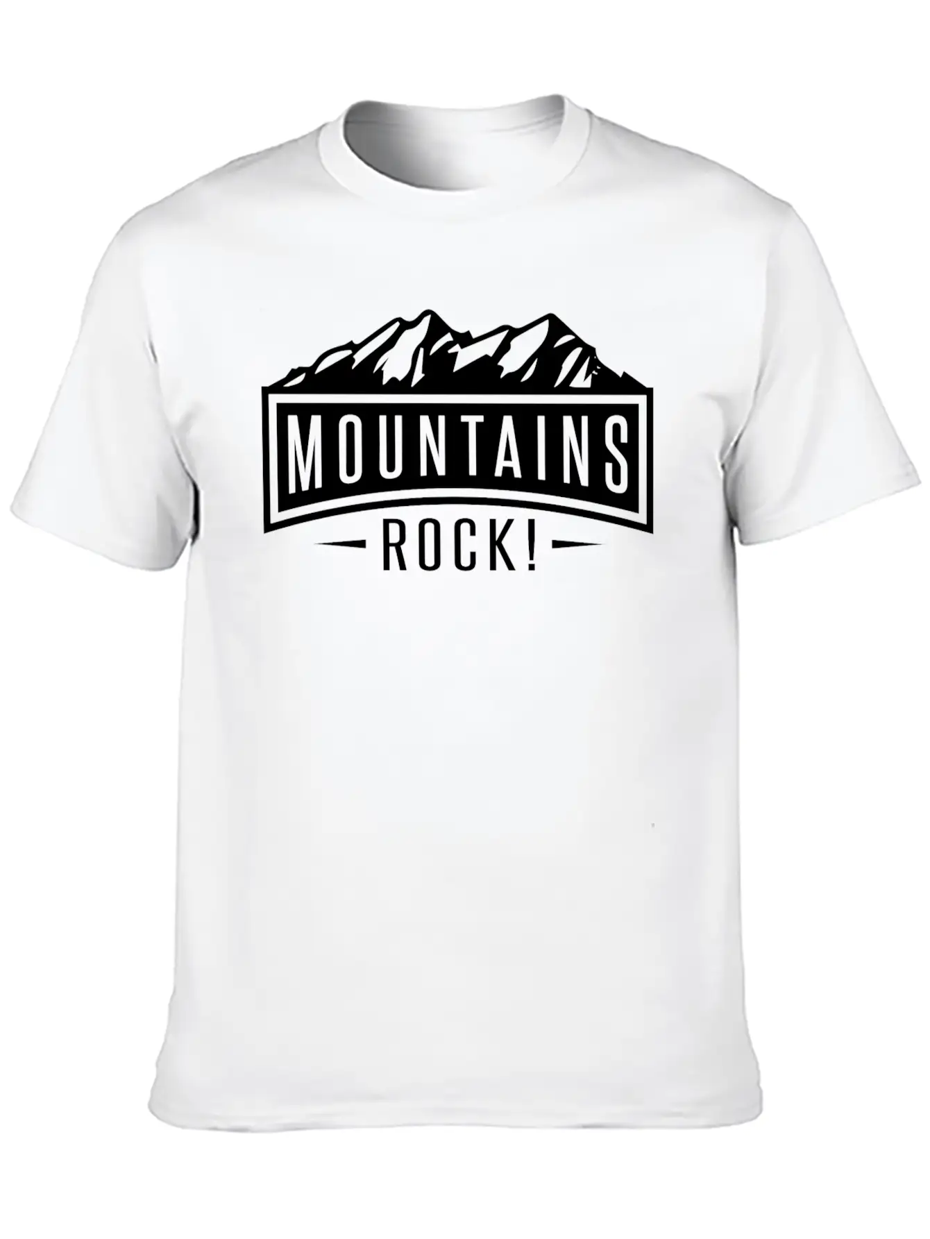 Mountains Rock Casual Graphic T-Shirt – Simple And Comfortable Daily Wear