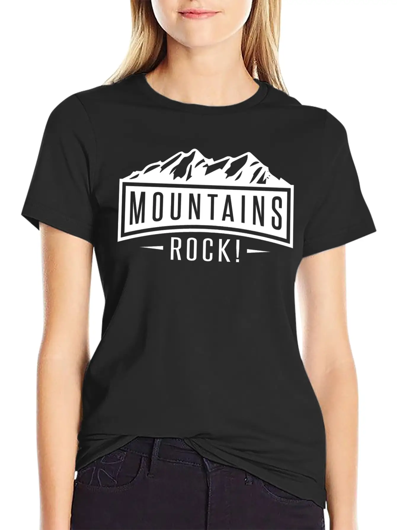 Mountains Rock Casual Graphic T-Shirt – Simple And Comfortable Daily Wear