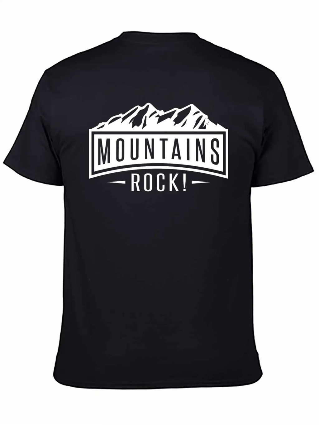 Mountains Rock Casual Graphic T-Shirt – Simple And Comfortable Daily Wear