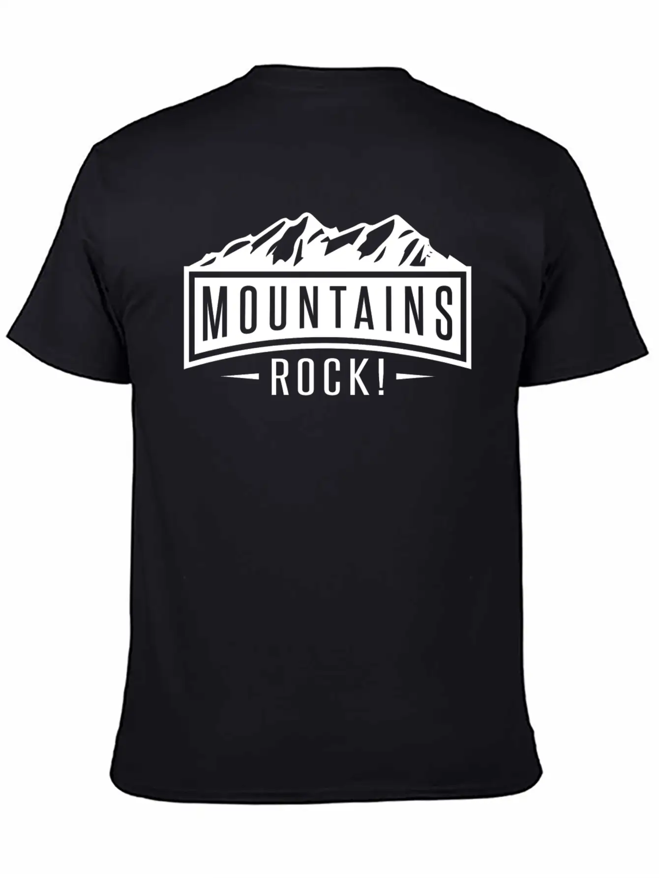 Mountains Rock Casual Graphic T-Shirt – Simple And Comfortable Daily Wear