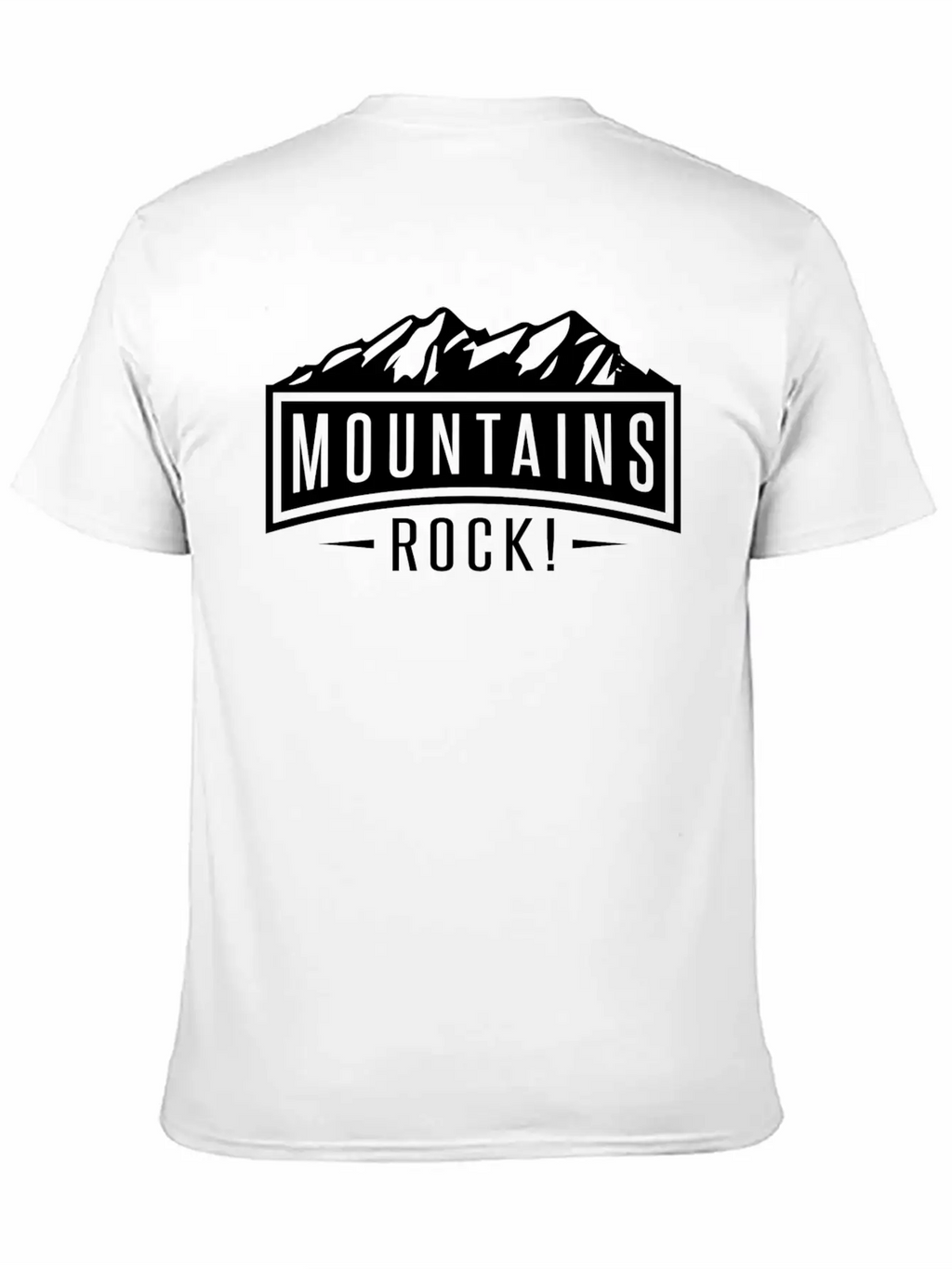 Mountains Rock Casual Graphic T-Shirt – Simple And Comfortable Daily Wear
