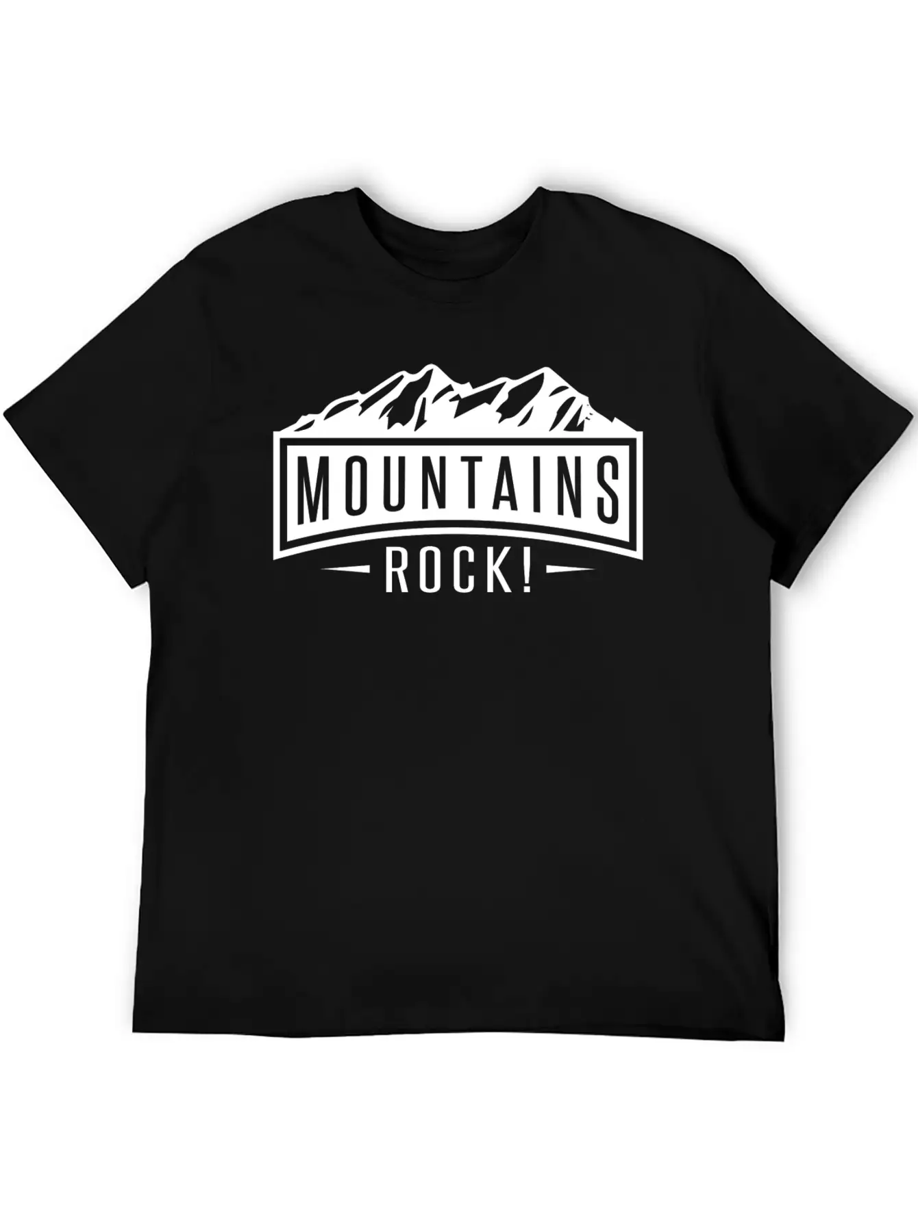 Mountains Rock Casual Graphic T-Shirt – Simple And Comfortable Daily Wear