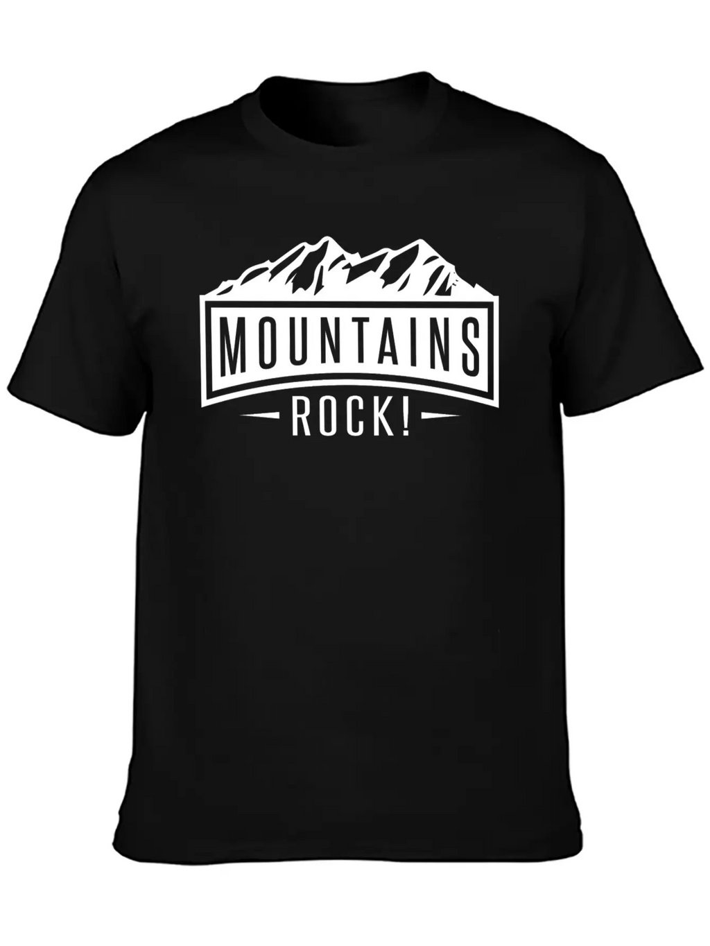 Mountains Rock Casual Graphic T-Shirt – Simple And Comfortable Daily Wear