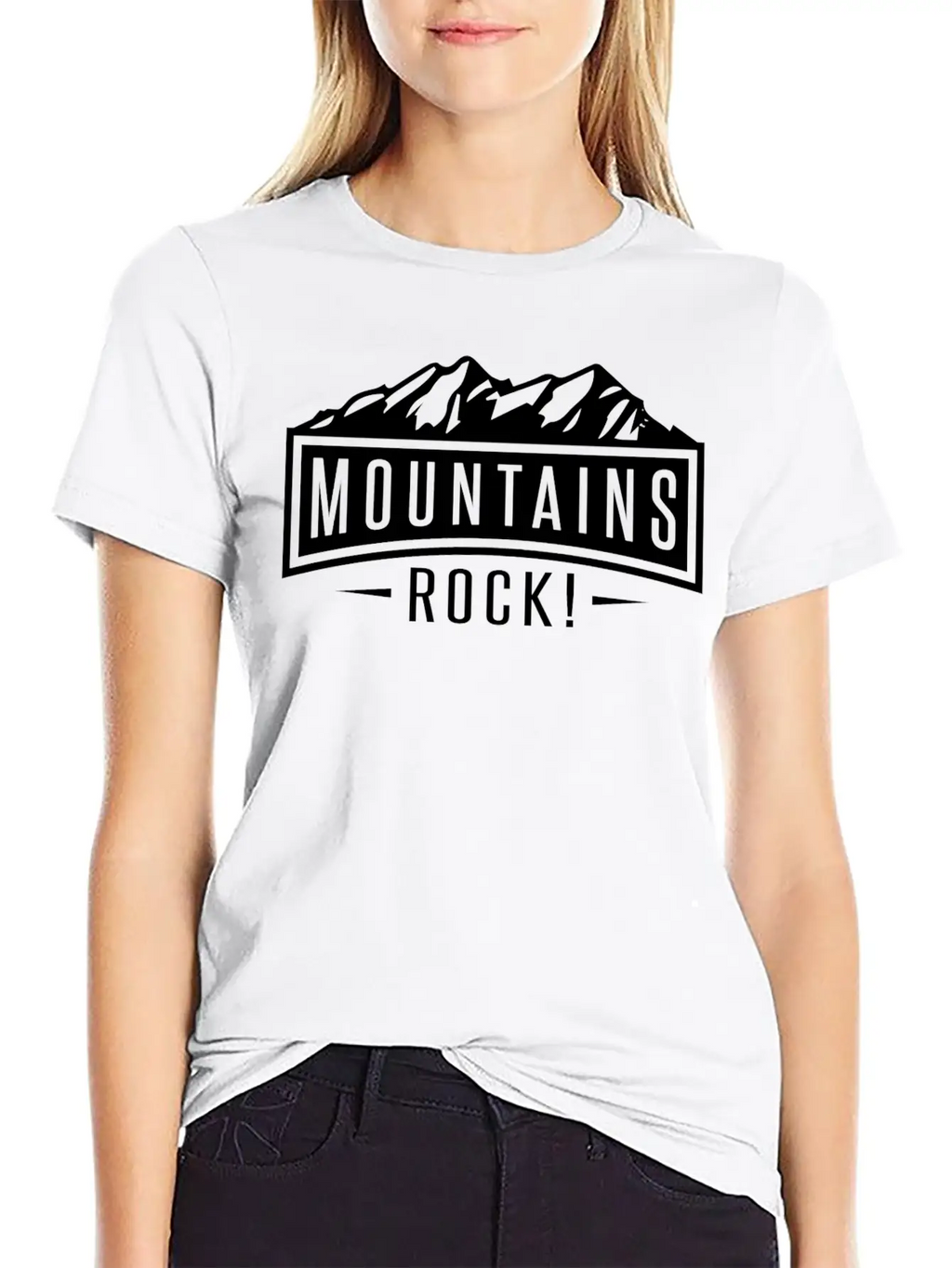 Mountains Rock Casual Graphic T-Shirt – Simple And Comfortable Daily Wear