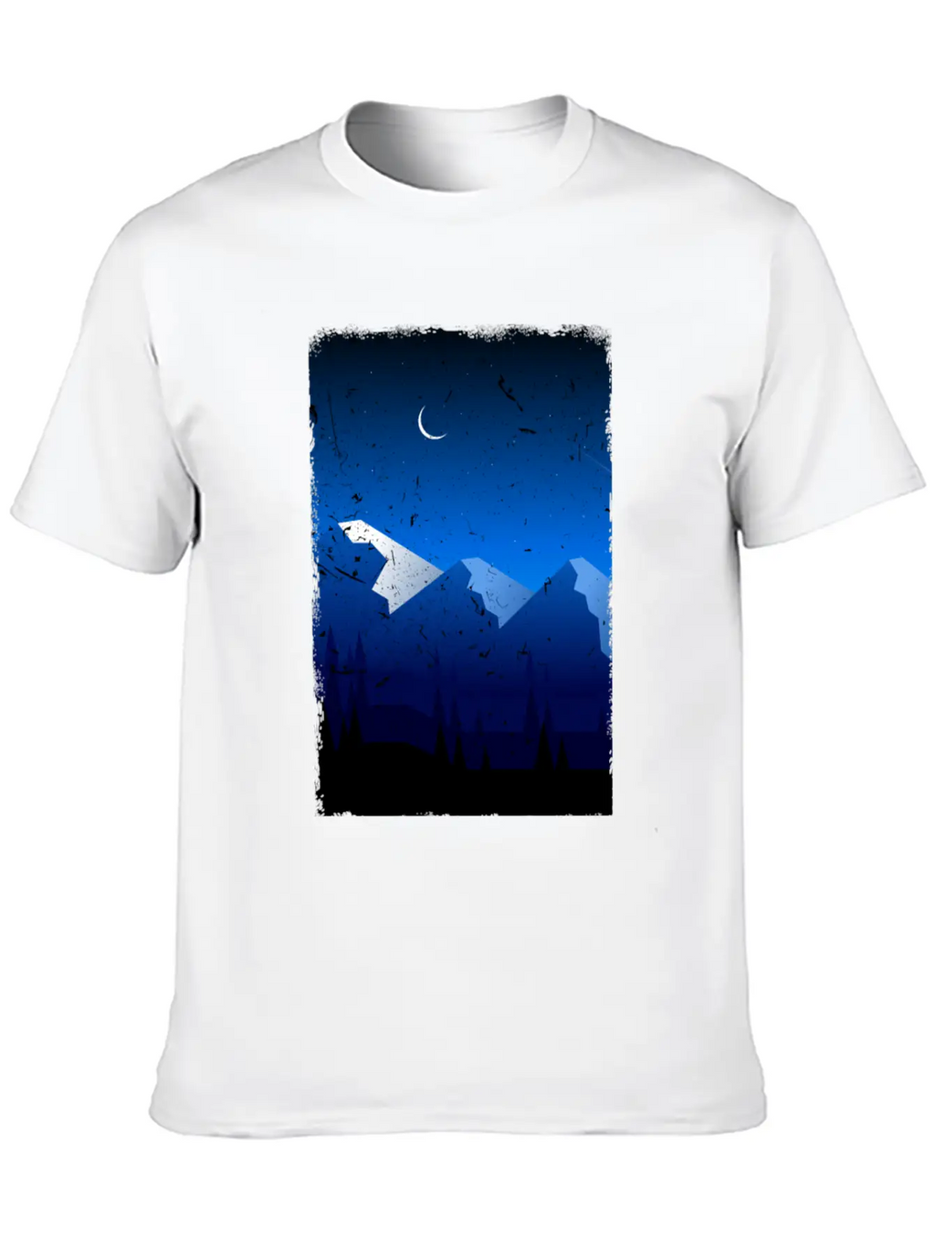 Mountains Stylish Everyday T-Shirt – Unisex Basic Cotton Tee