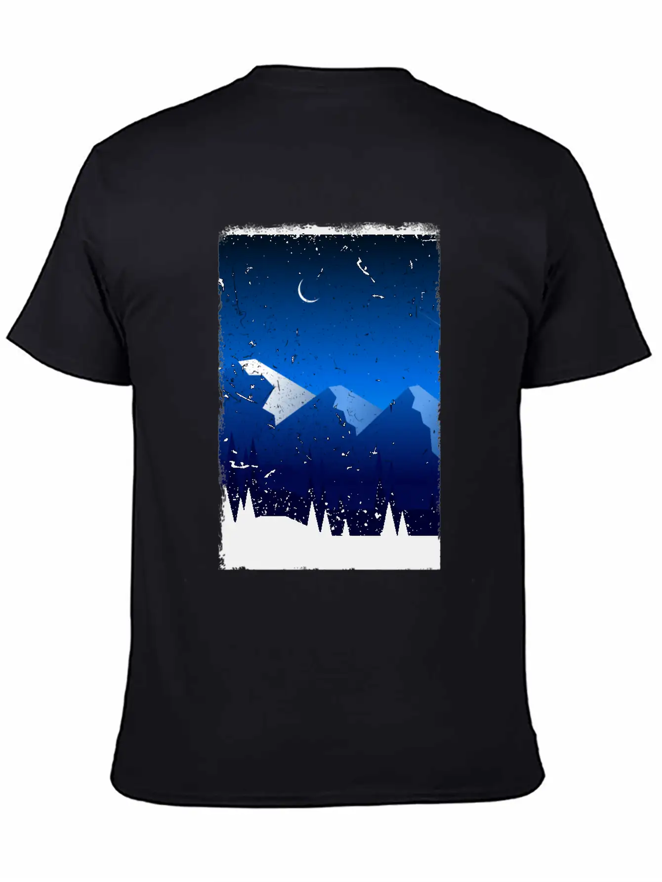 Mountains Stylish Everyday T-Shirt – Unisex Basic Cotton Tee