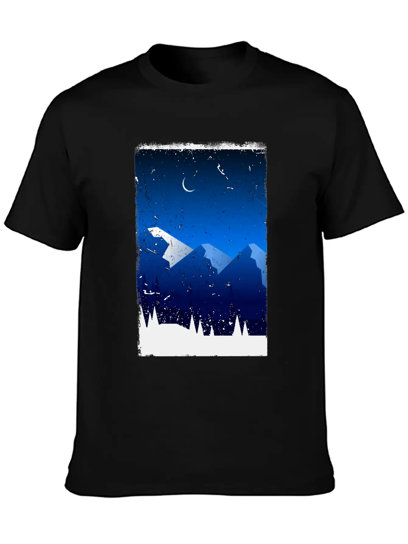 Mountains Stylish Everyday T-Shirt – Unisex Basic Cotton Tee