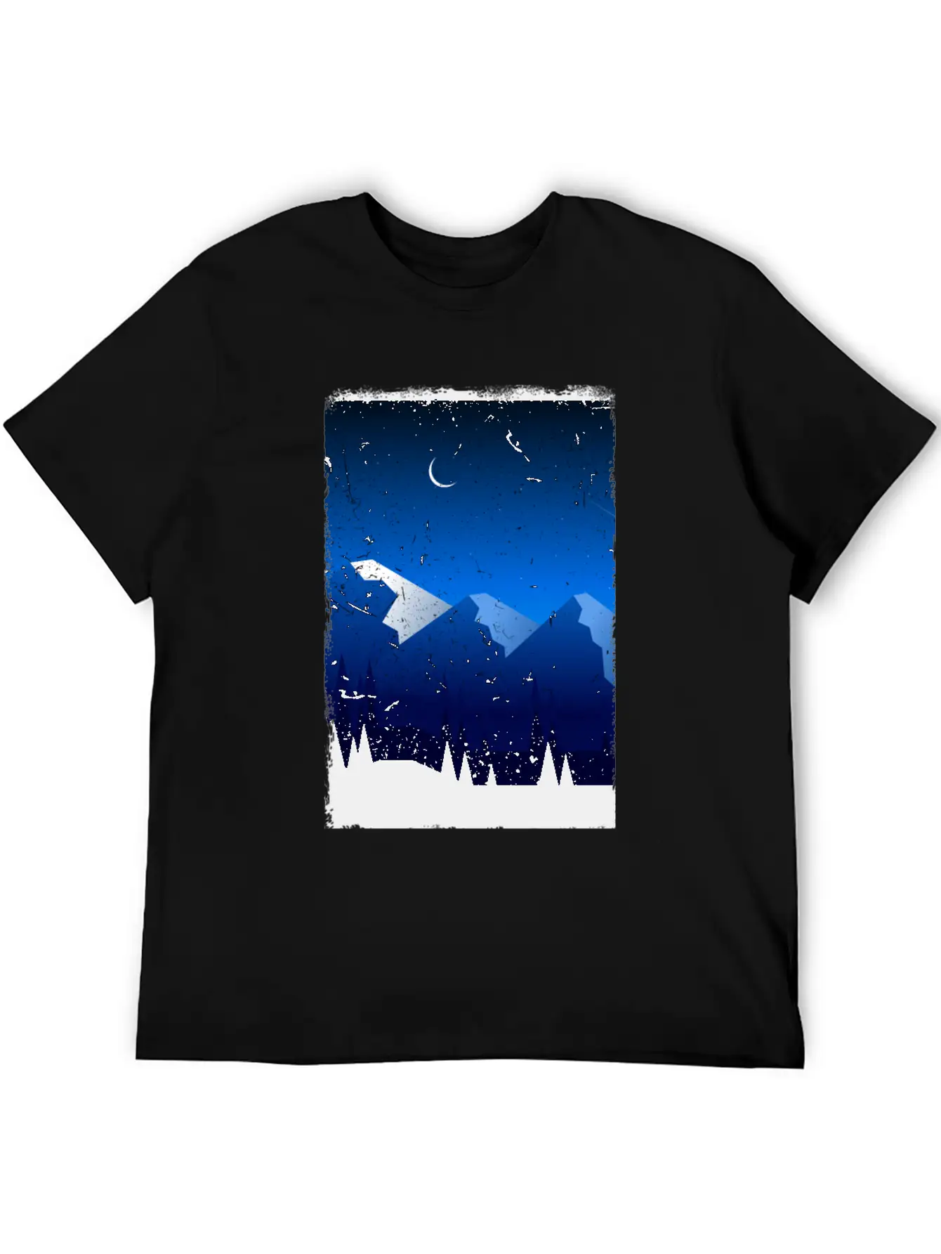 Mountains Stylish Everyday T-Shirt – Unisex Basic Cotton Tee