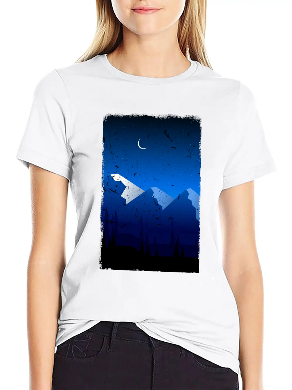 Mountains Stylish Everyday T-Shirt – Unisex Basic Cotton Tee