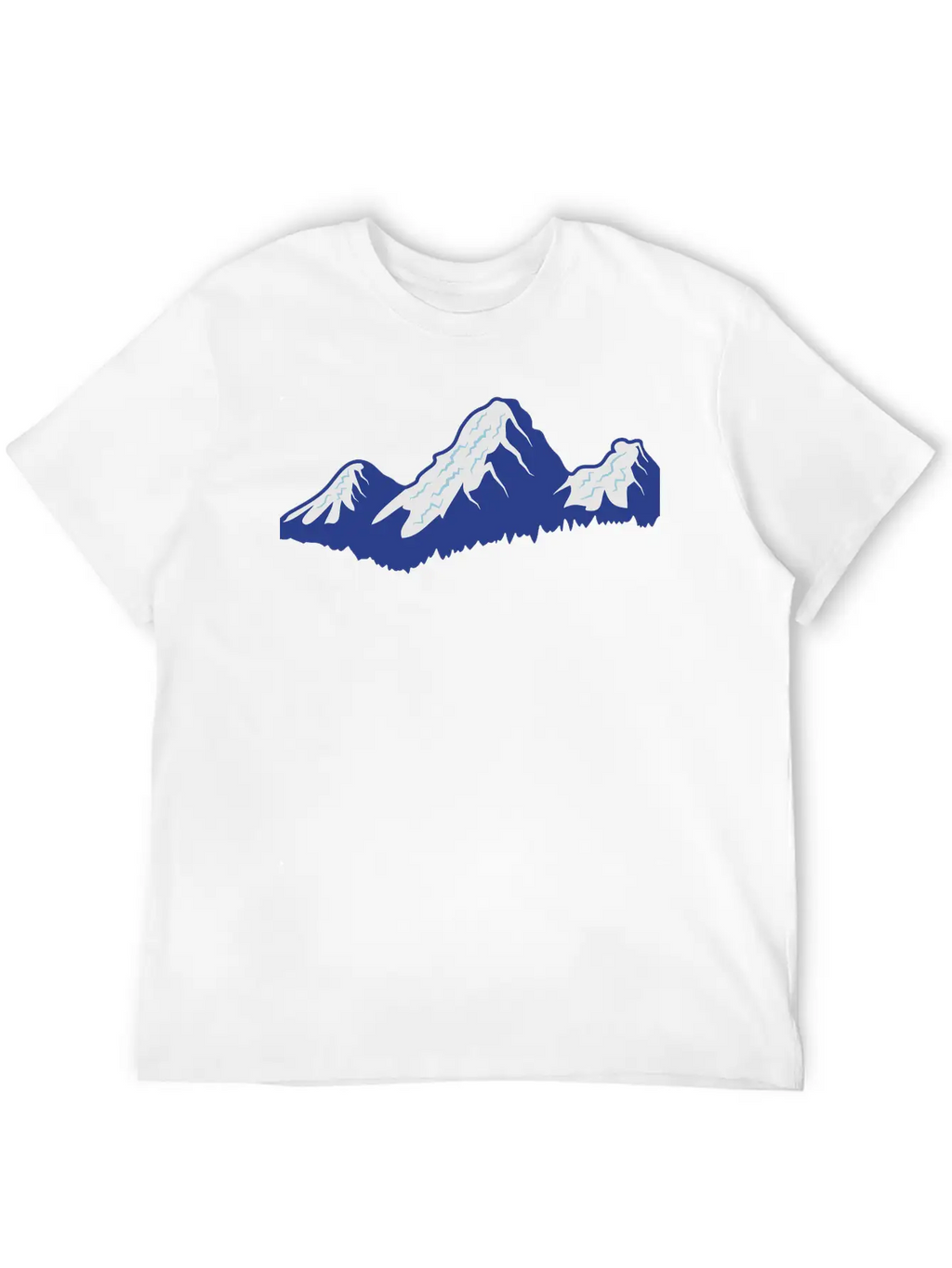 Mountains Unisex Casual T-Shirt – Clean Design For Daily Comfort