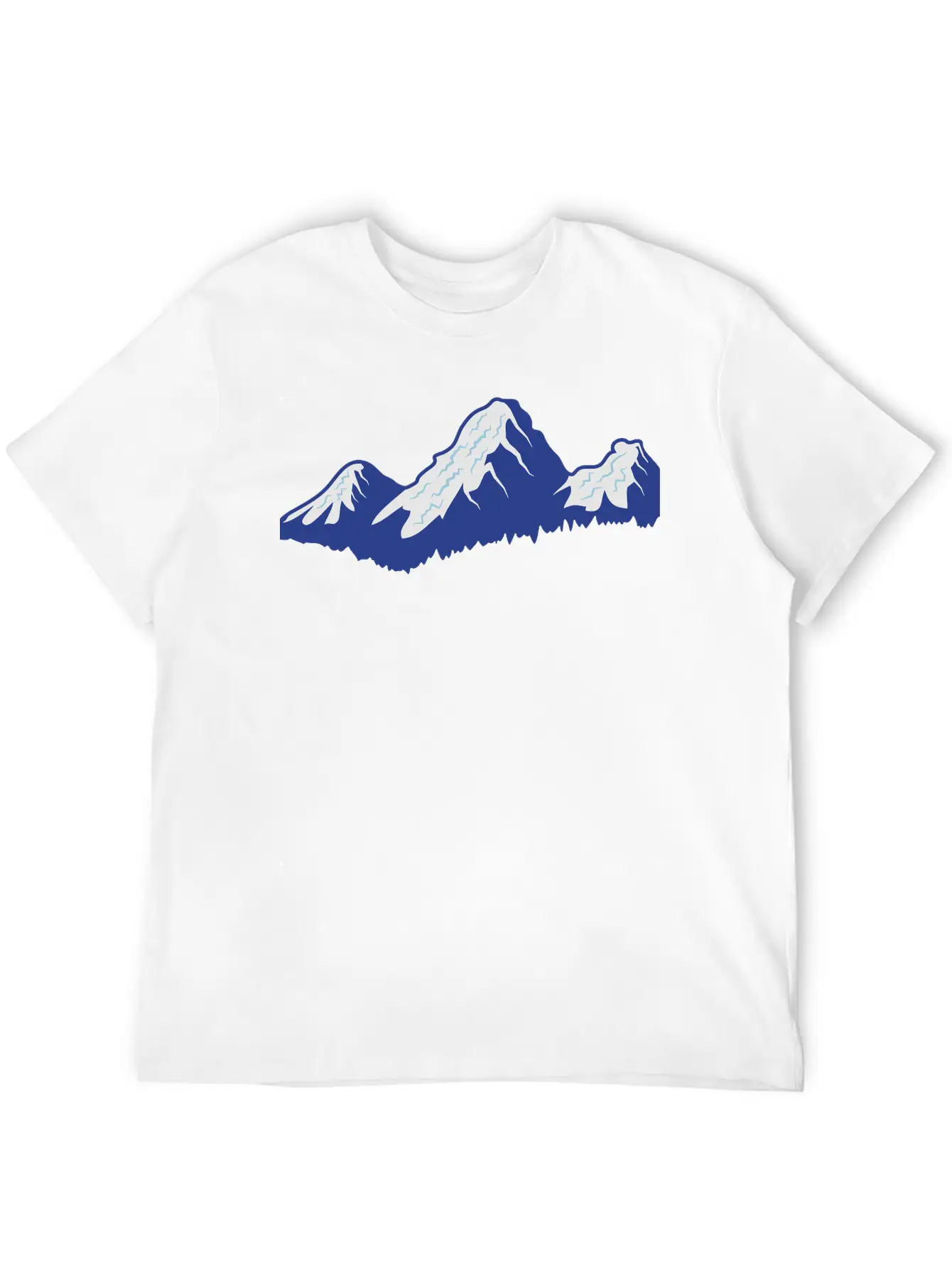 Mountains Unisex Casual T-Shirt – Clean Design For Daily Comfort
