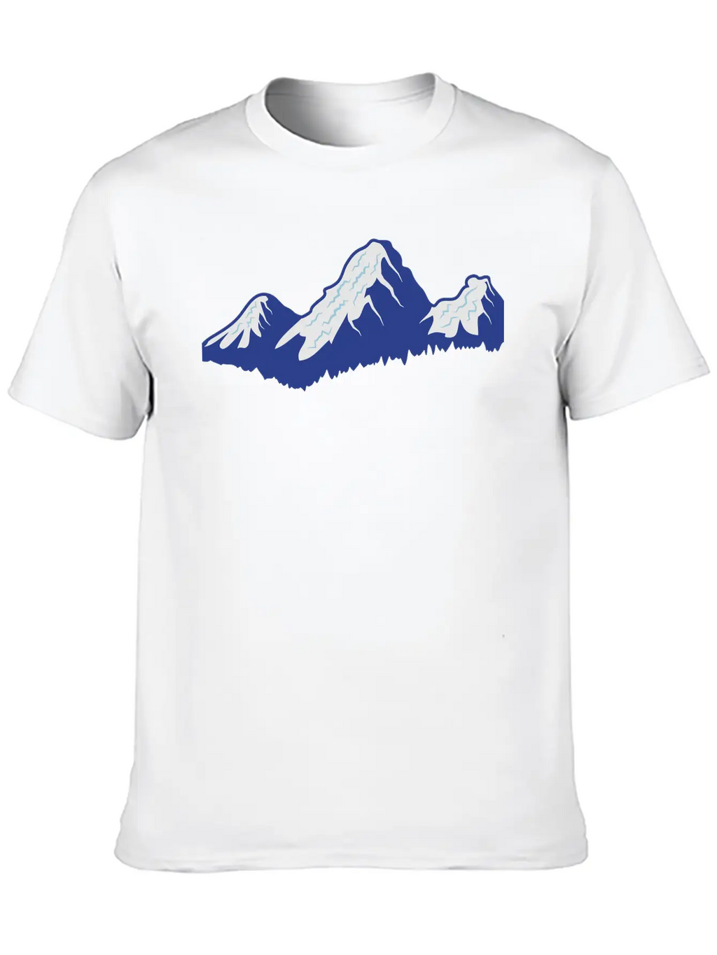 Mountains Unisex Casual T-Shirt – Clean Design For Daily Comfort