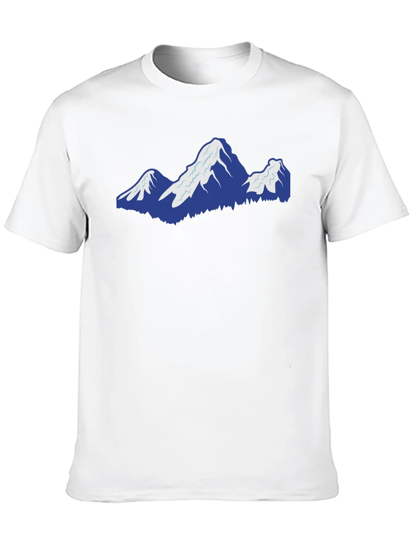 Mountains Unisex Casual T-Shirt – Clean Design For Daily Comfort