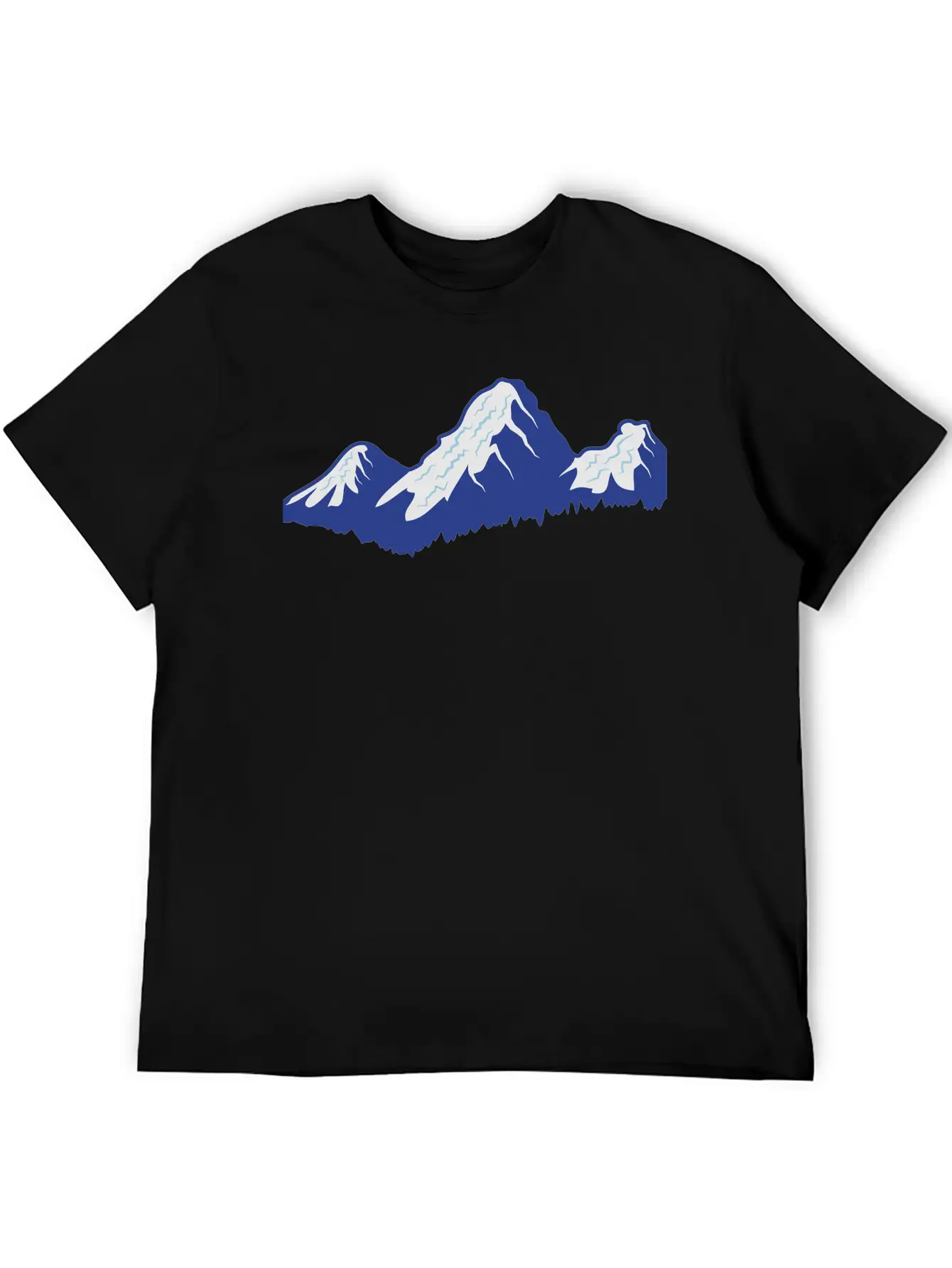 Mountains Unisex Casual T-Shirt – Clean Design For Daily Comfort