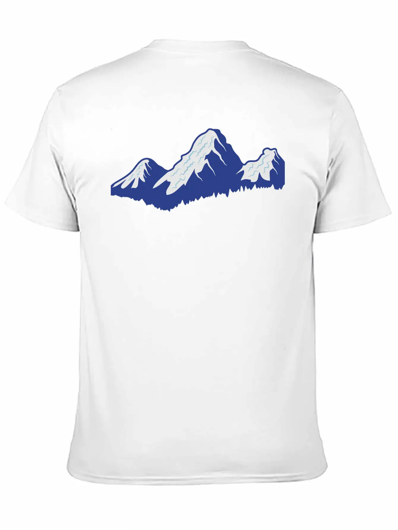 Mountains Unisex Casual T-Shirt – Clean Design For Daily Comfort