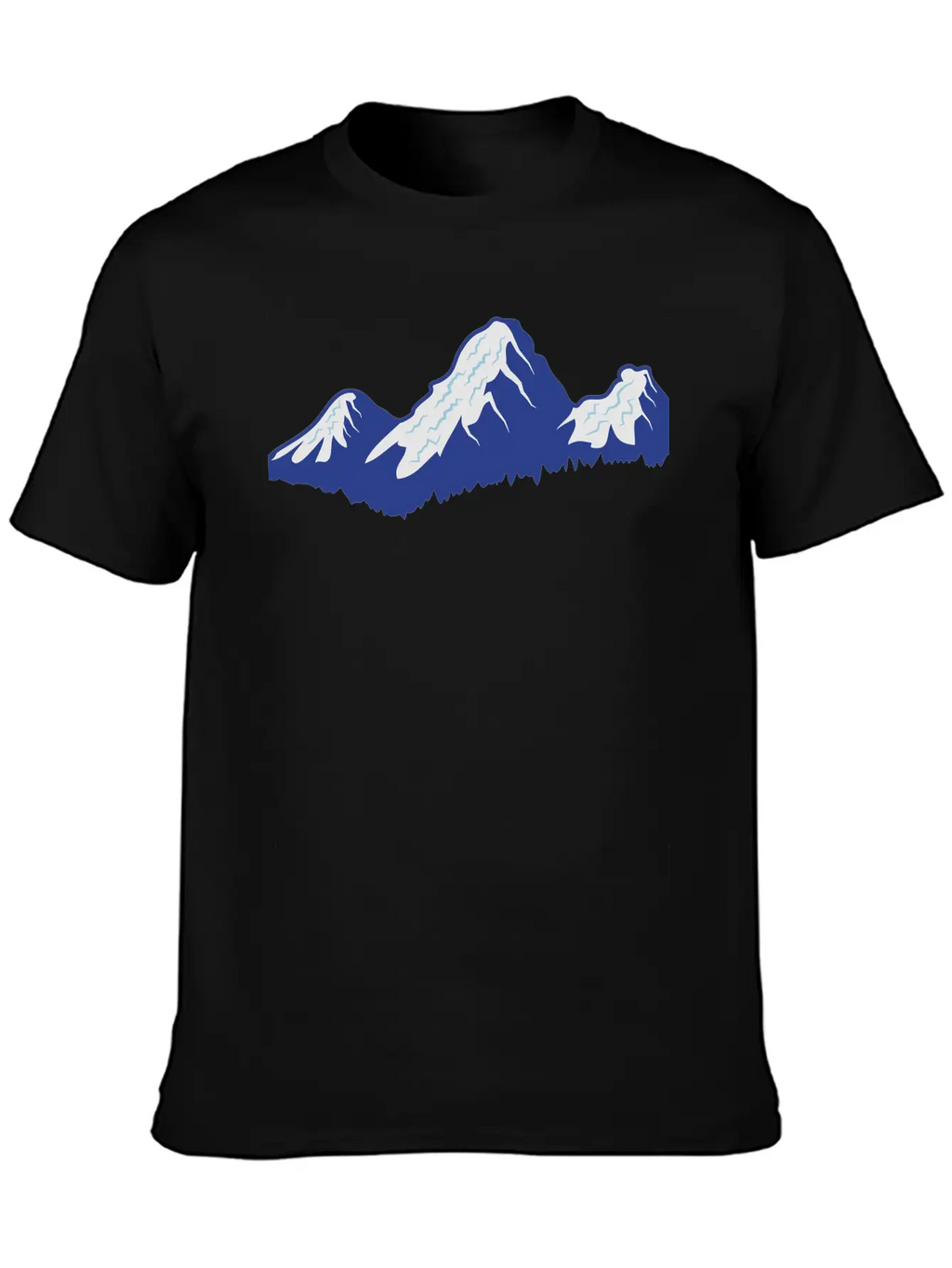 Mountains Unisex Casual T-Shirt – Clean Design For Daily Comfort