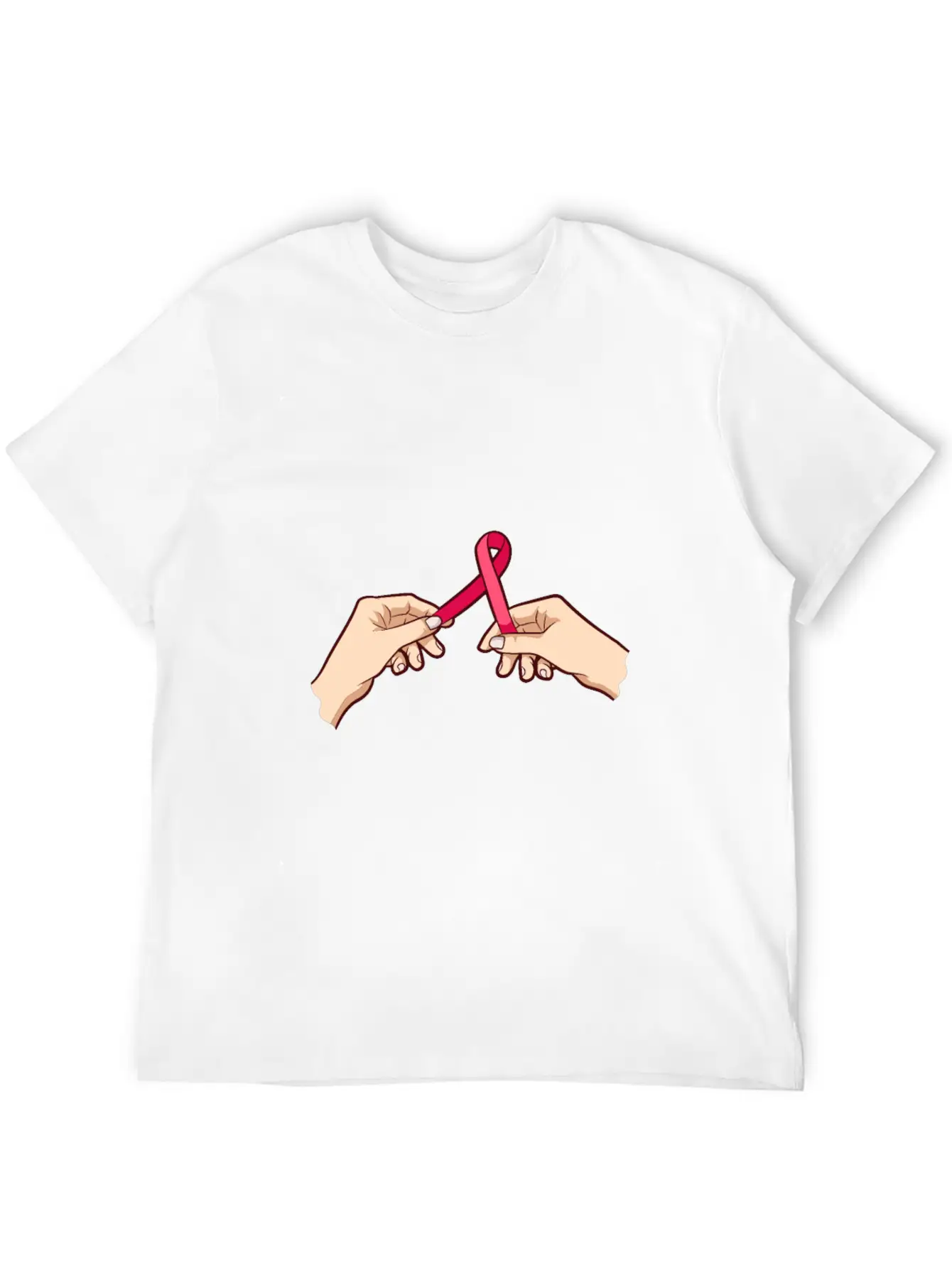 Movement Awareness Ribbon Casual Graphic T-Shirt – Simple And Comfortable Daily Wear