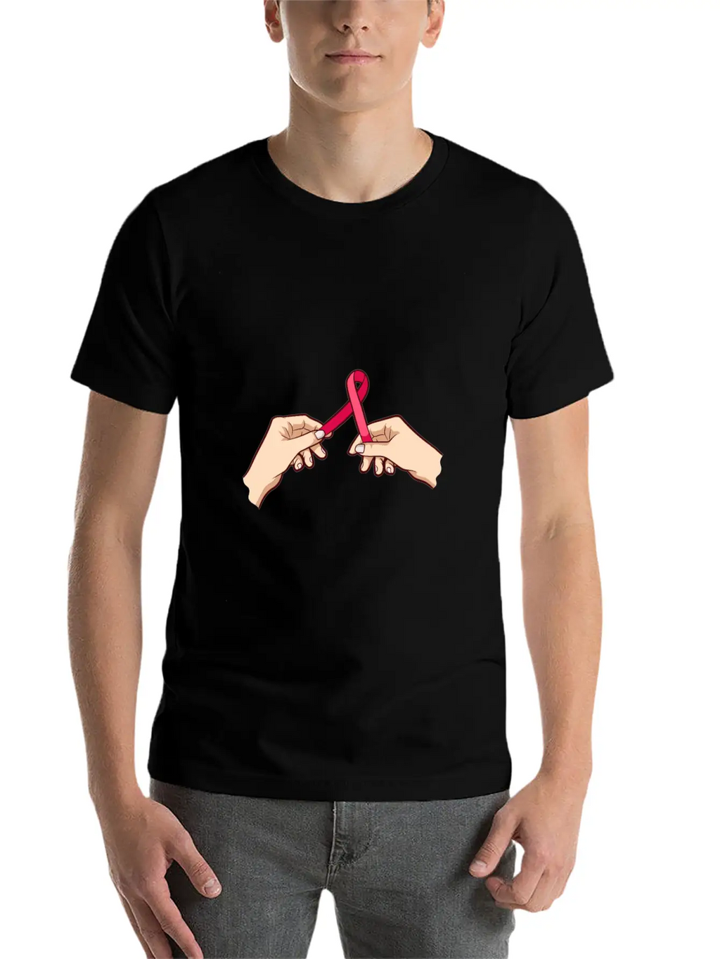 Movement Awareness Ribbon Casual Graphic T-Shirt – Simple And Comfortable Daily Wear