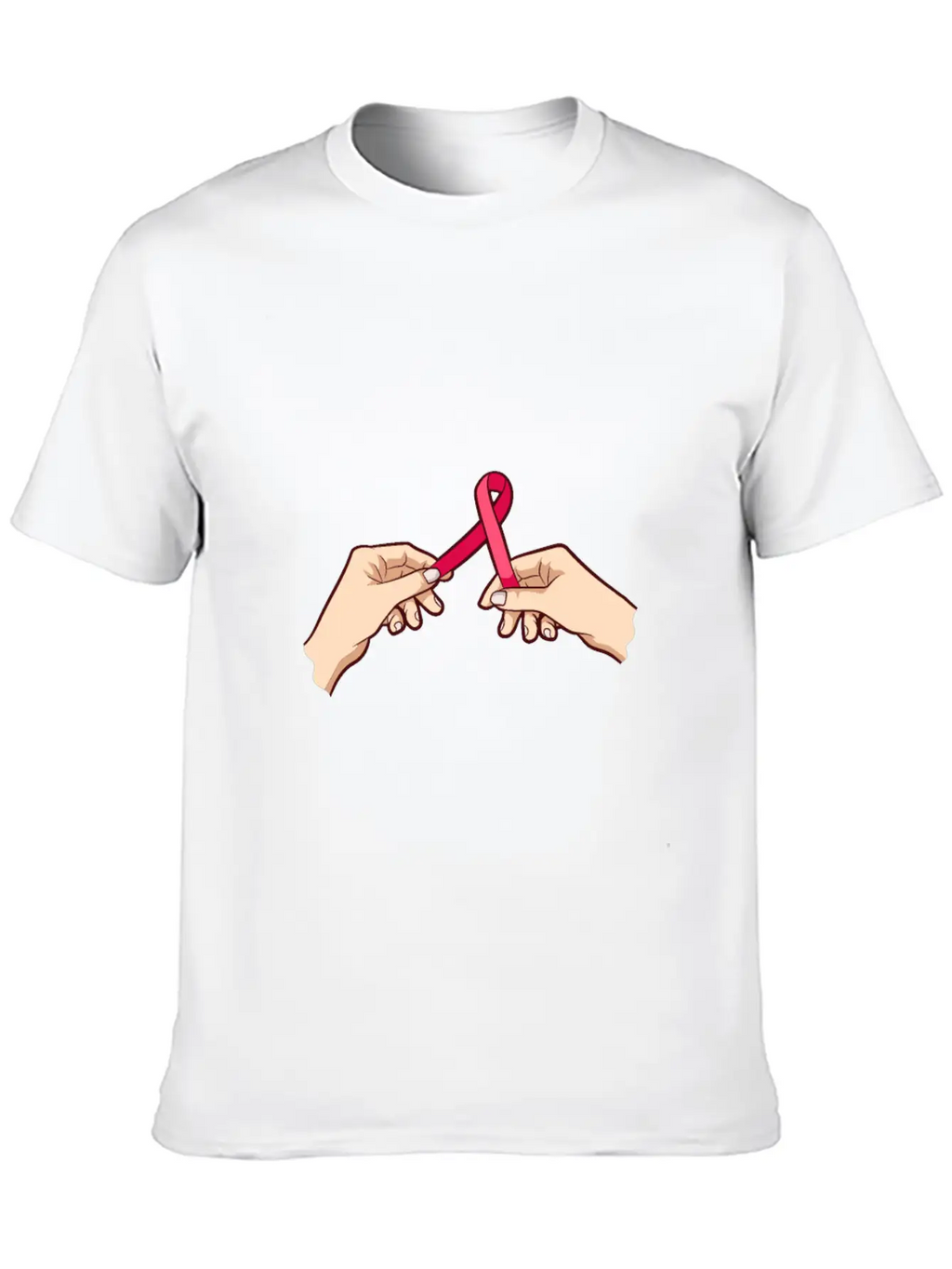 Movement Awareness Ribbon Casual Graphic T-Shirt – Simple And Comfortable Daily Wear