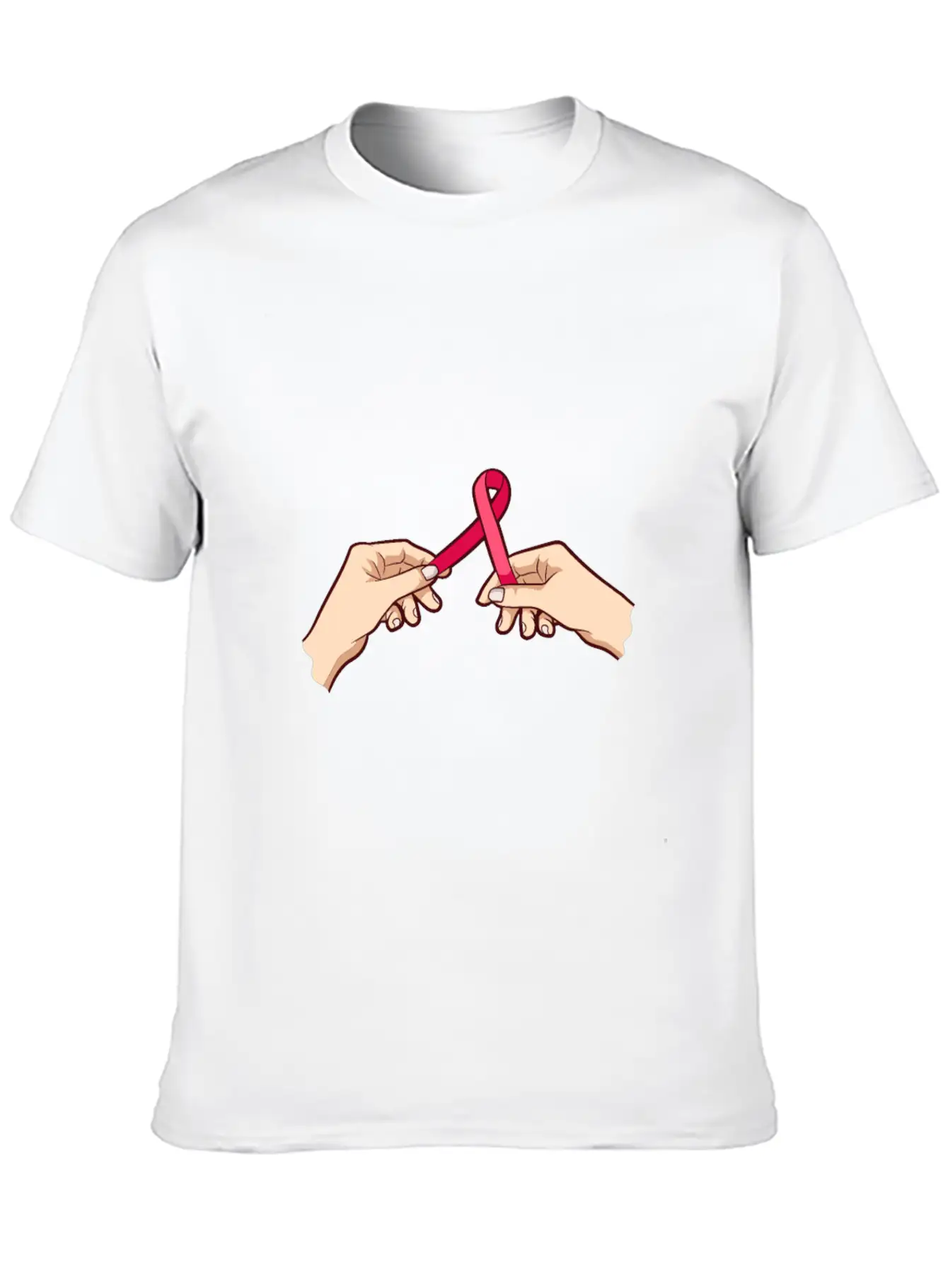 Movement Awareness Ribbon Casual Graphic T-Shirt – Simple And Comfortable Daily Wear
