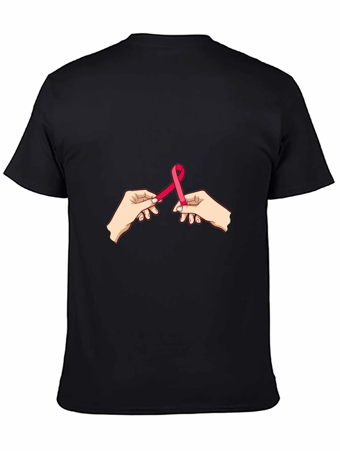 Movement Awareness Ribbon Casual Graphic T-Shirt – Simple And Comfortable Daily Wear