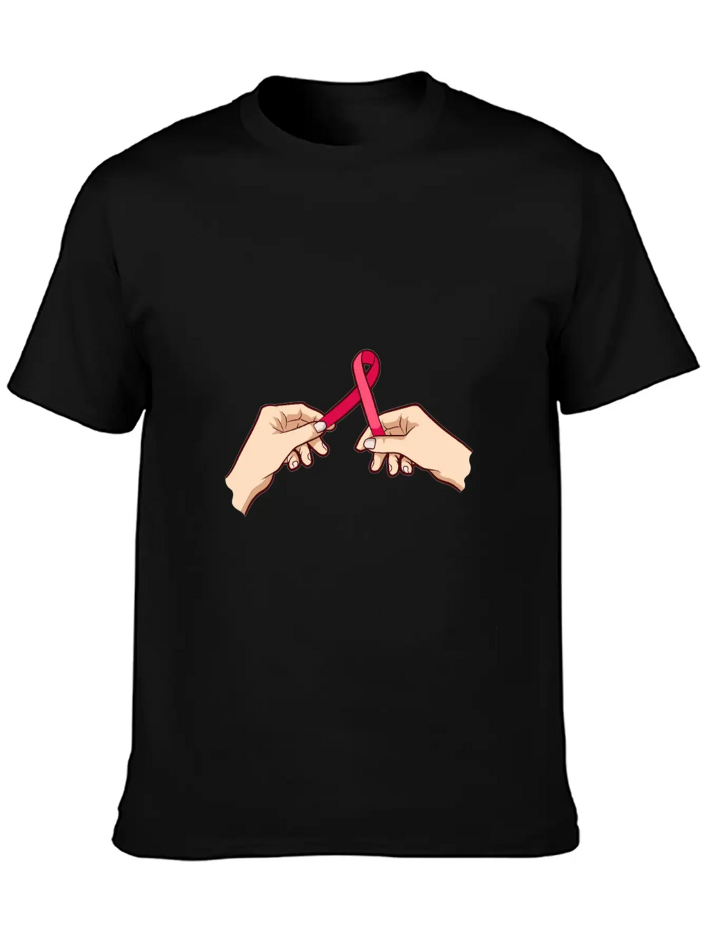 Movement Awareness Ribbon Casual Graphic T-Shirt – Simple And Comfortable Daily Wear
