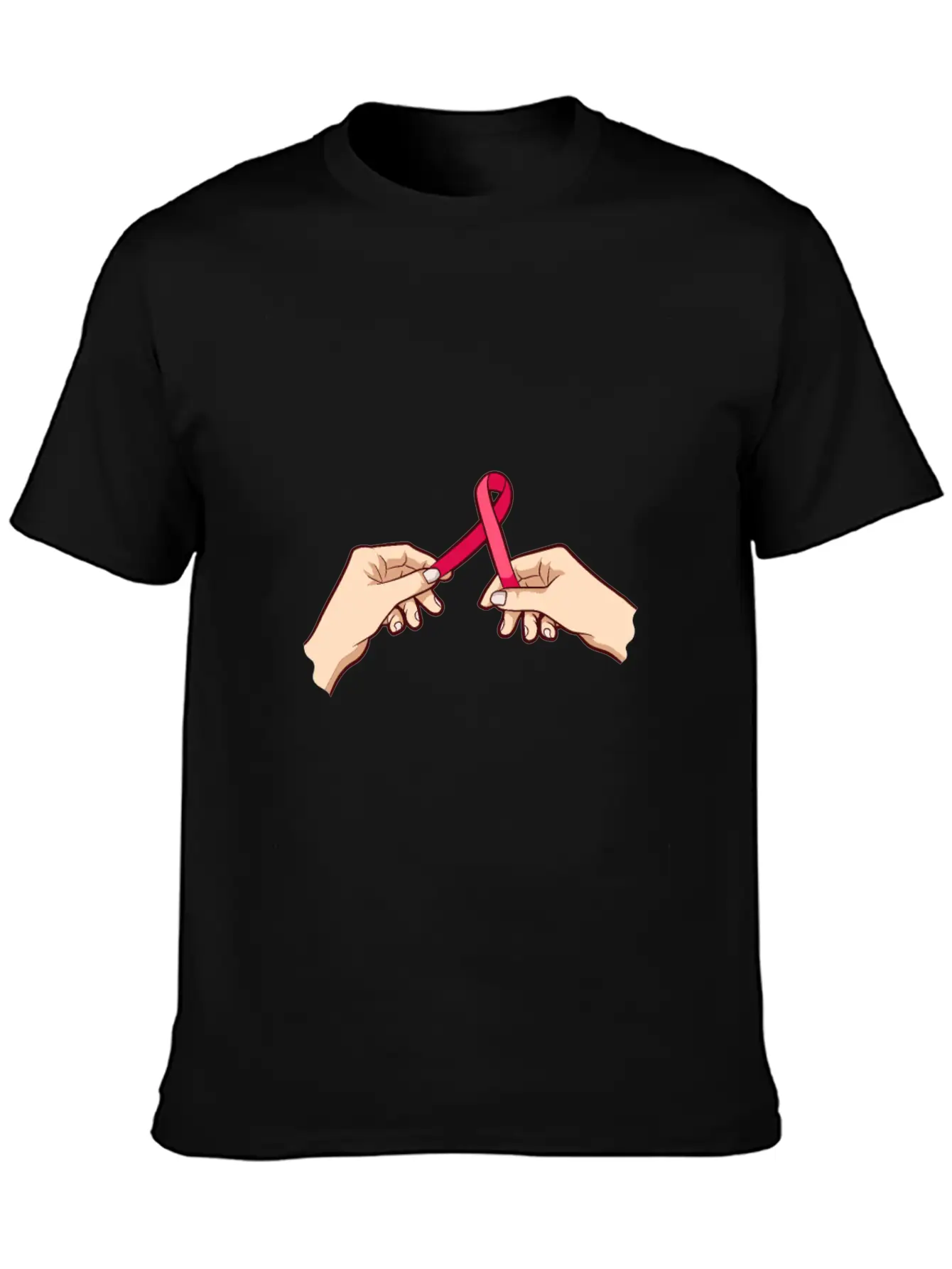 Movement Awareness Ribbon Casual Graphic T-Shirt – Simple And Comfortable Daily Wear