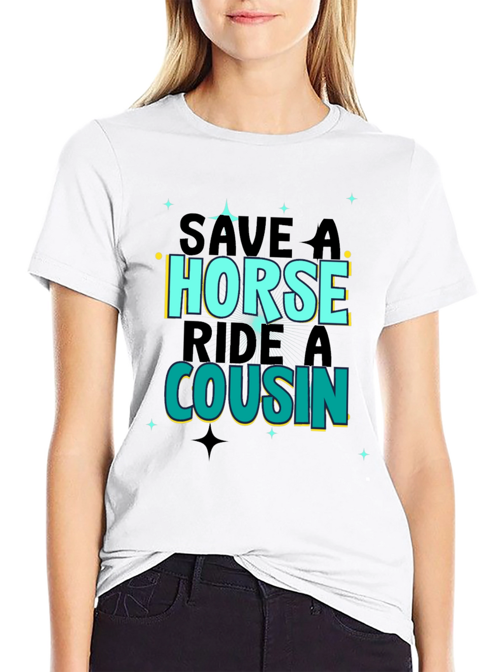 Save A Horse Ride A Cousin Graphic Tee