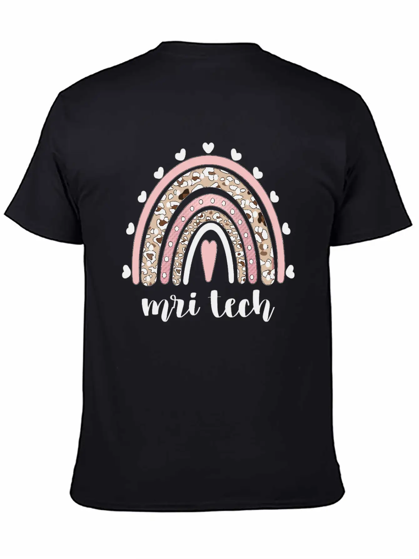 MRI Tech Rainbow Magnetic Resonance Imaging Tech Breathable Soft Cotton T-Shirt – Timeless Casual Look