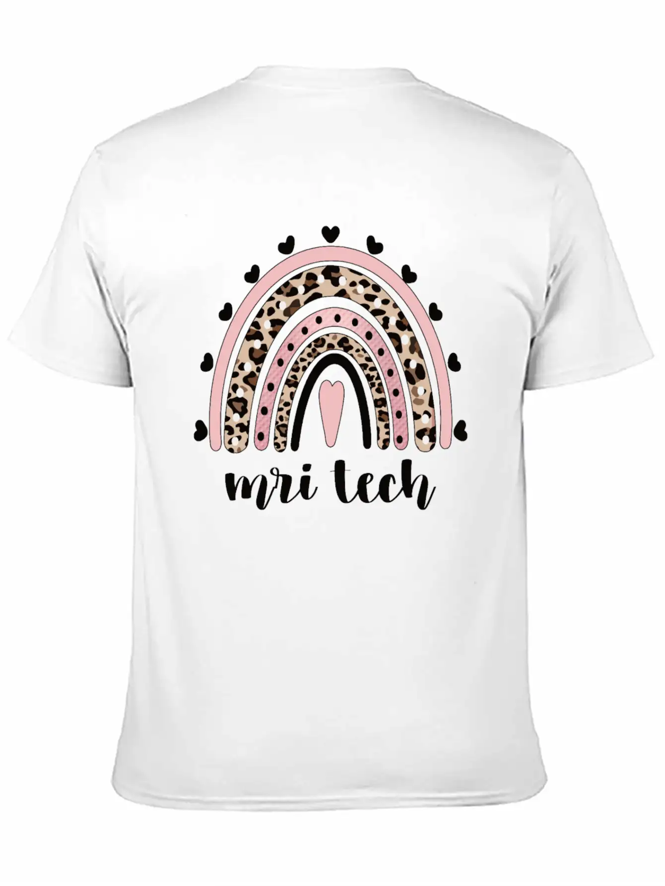 MRI Tech Rainbow Magnetic Resonance Imaging Tech Breathable Soft Cotton T-Shirt – Timeless Casual Look
