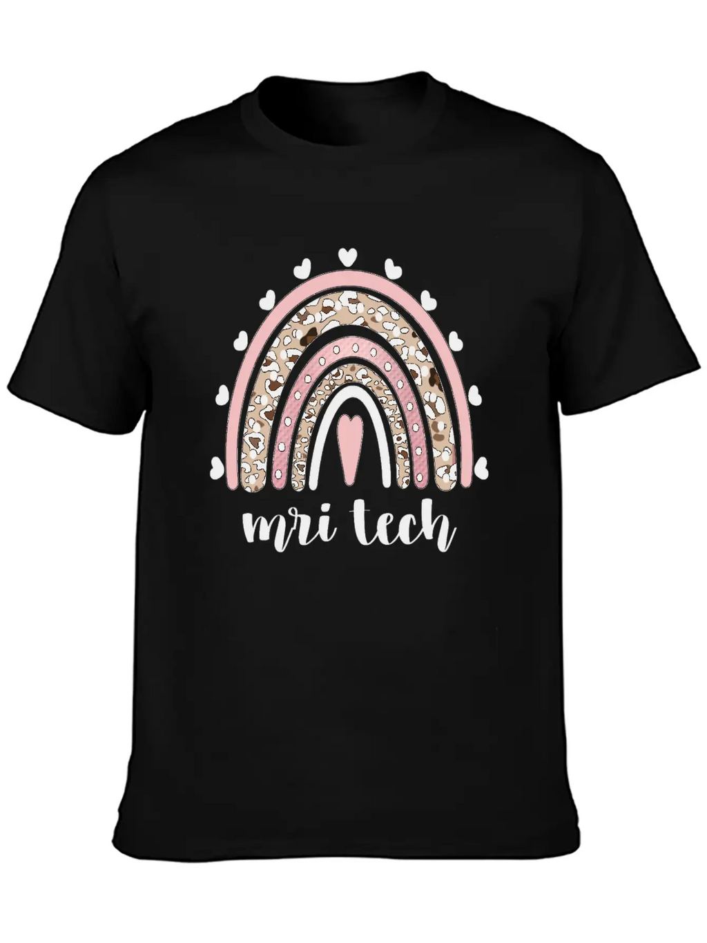 MRI Tech Rainbow Magnetic Resonance Imaging Tech Breathable Soft Cotton T-Shirt – Timeless Casual Look