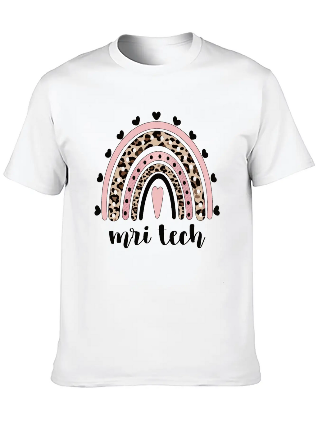 MRI Tech Rainbow Magnetic Resonance Imaging Tech Breathable Soft Cotton T-Shirt – Timeless Casual Look