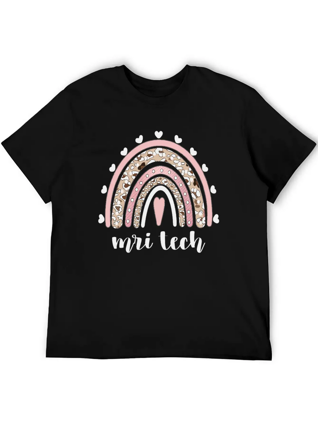 MRI Tech Rainbow Magnetic Resonance Imaging Tech Breathable Soft Cotton T-Shirt – Timeless Casual Look