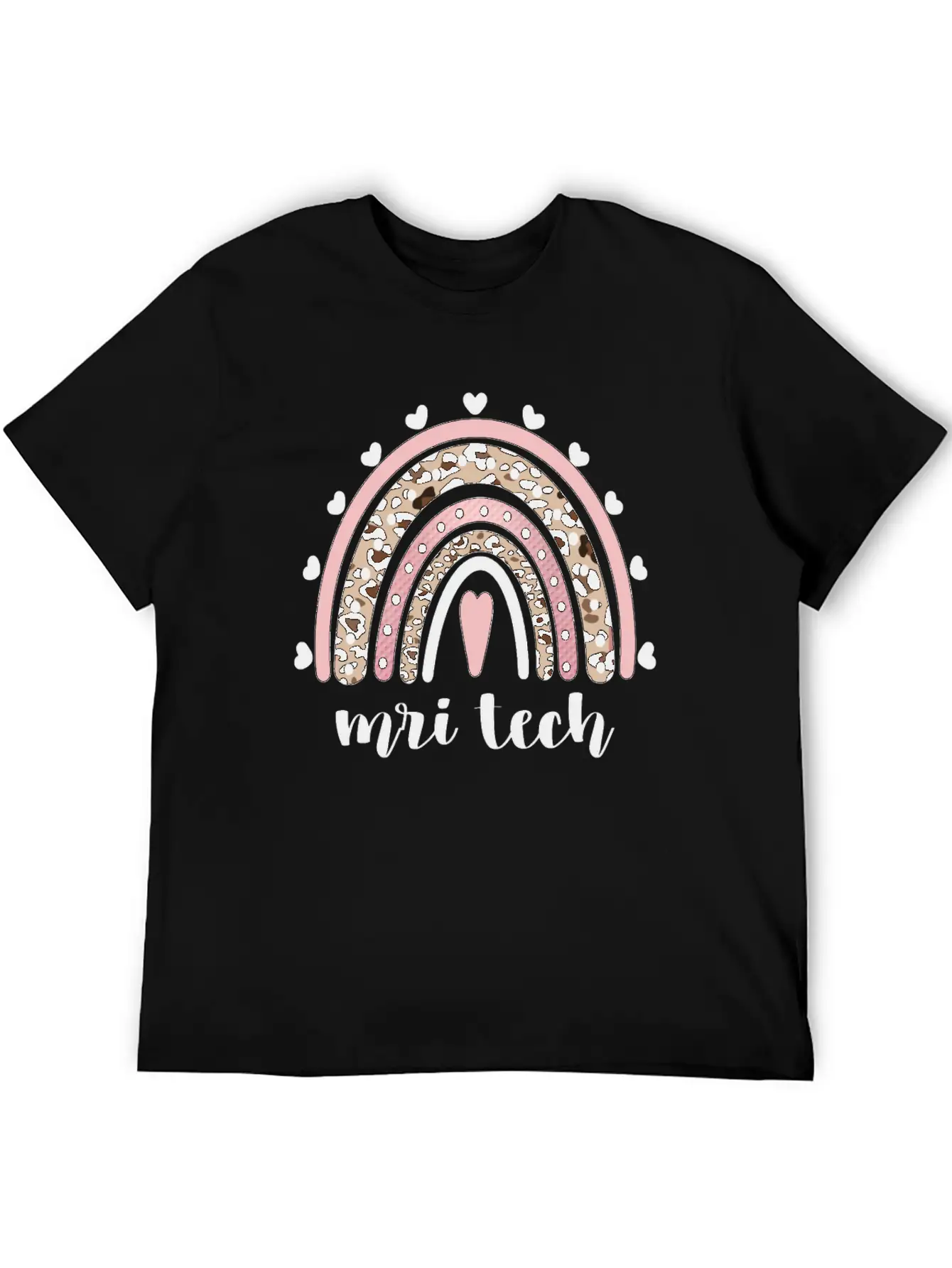 MRI Tech Rainbow Magnetic Resonance Imaging Tech Breathable Soft Cotton T-Shirt – Timeless Casual Look
