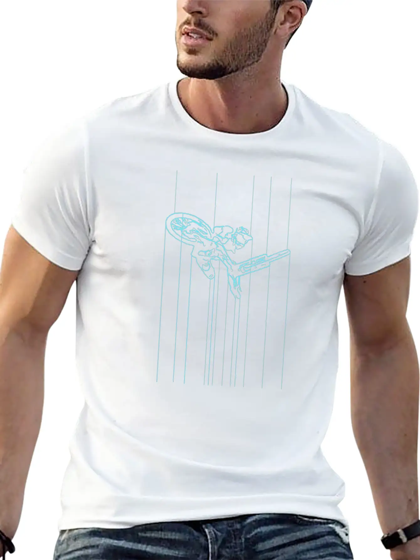 MTB Rider Unisex Casual T-Shirt – Clean Design For Daily Comfort