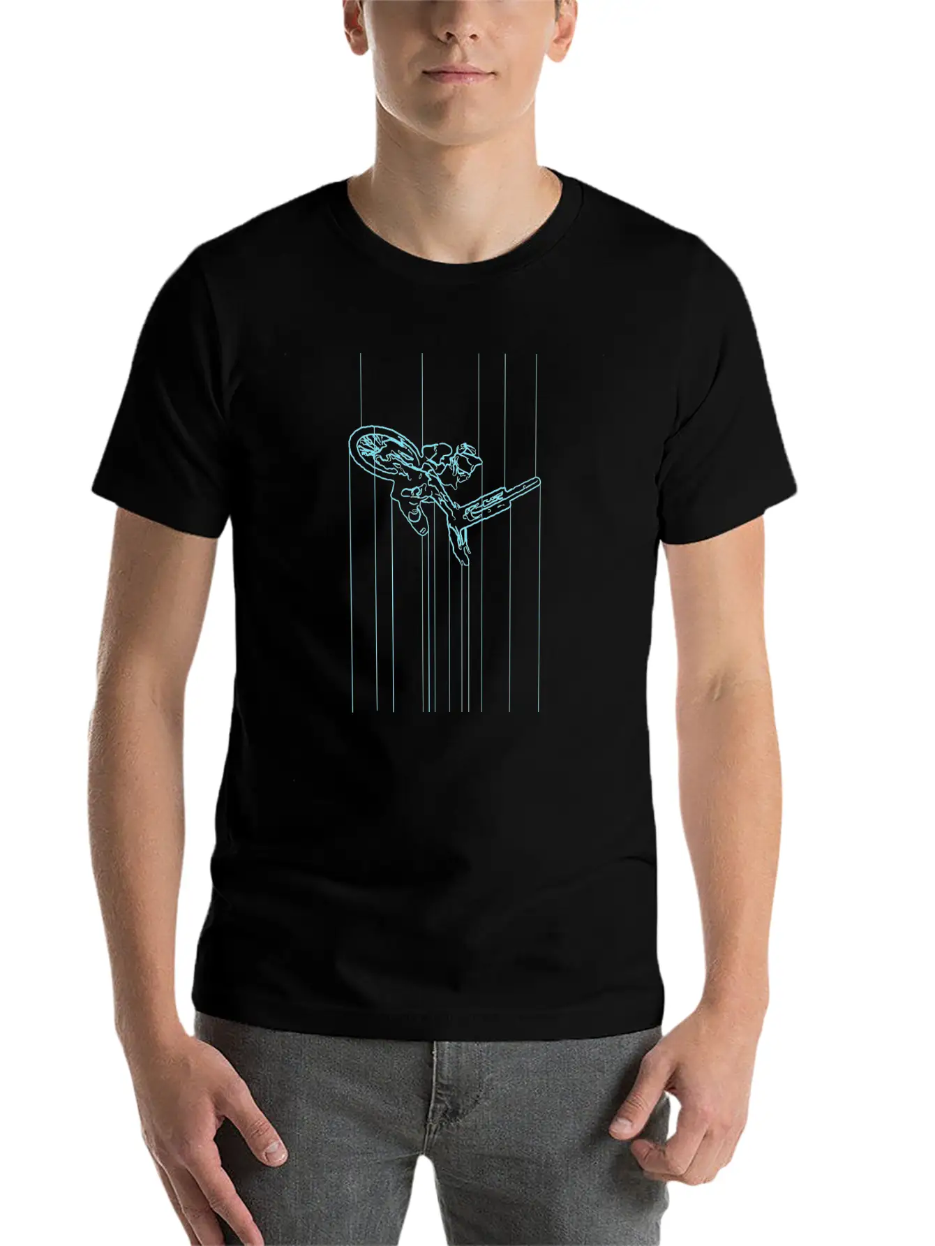 MTB Rider Unisex Casual T-Shirt – Clean Design For Daily Comfort